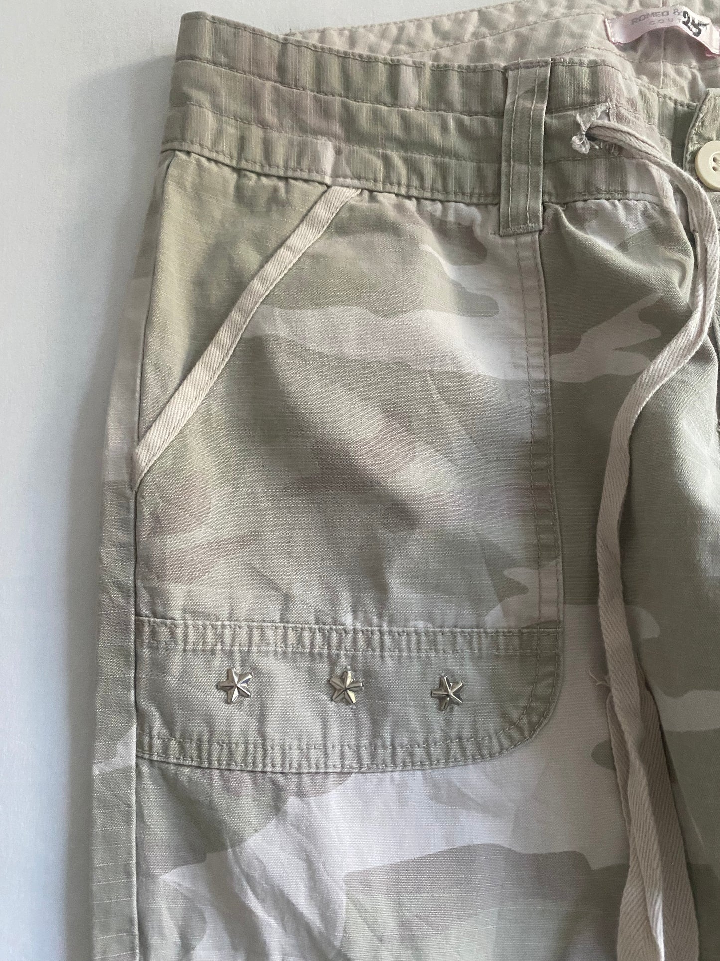 Pantaloni Cargo Y2K Evazați – Mărime US 9 – Talia Reglabilă