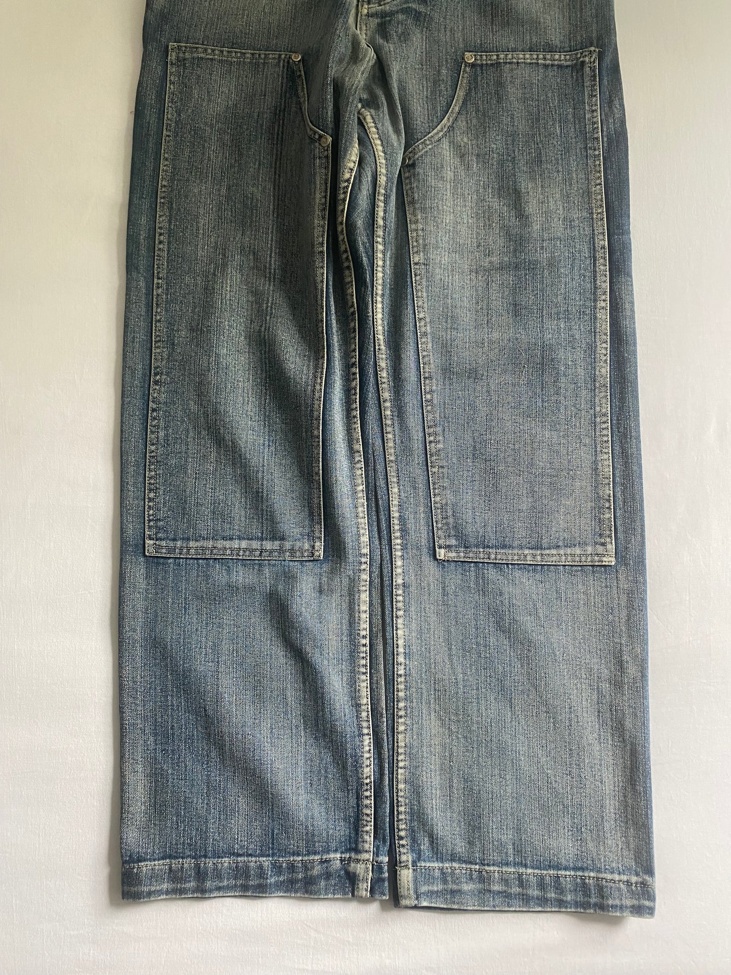 Y2K Double Knee Carpenter Jeans 🔨 | Mărimea 50 | Talie 45 cm