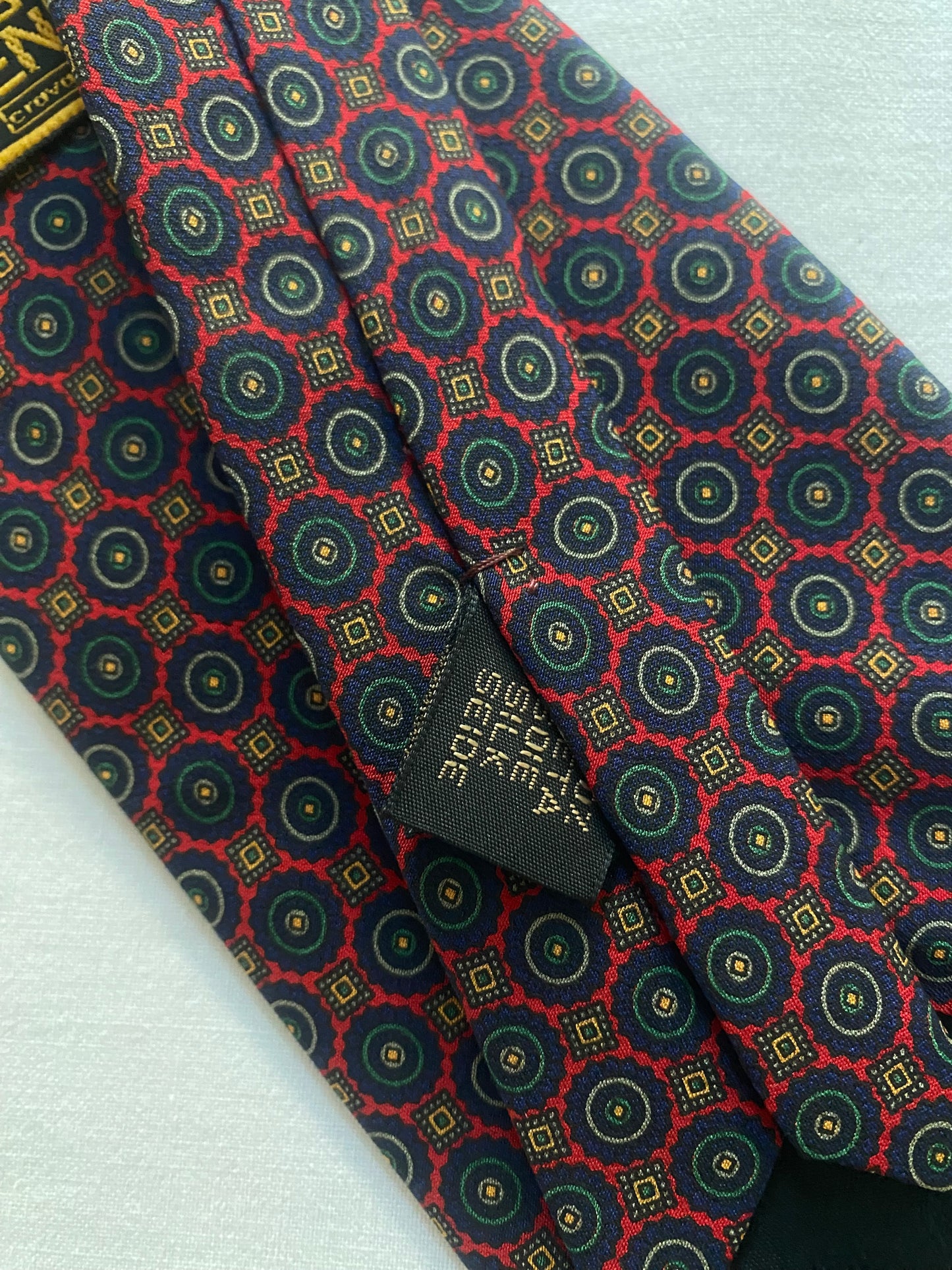 Vintage Fendi Silk Printed Tie