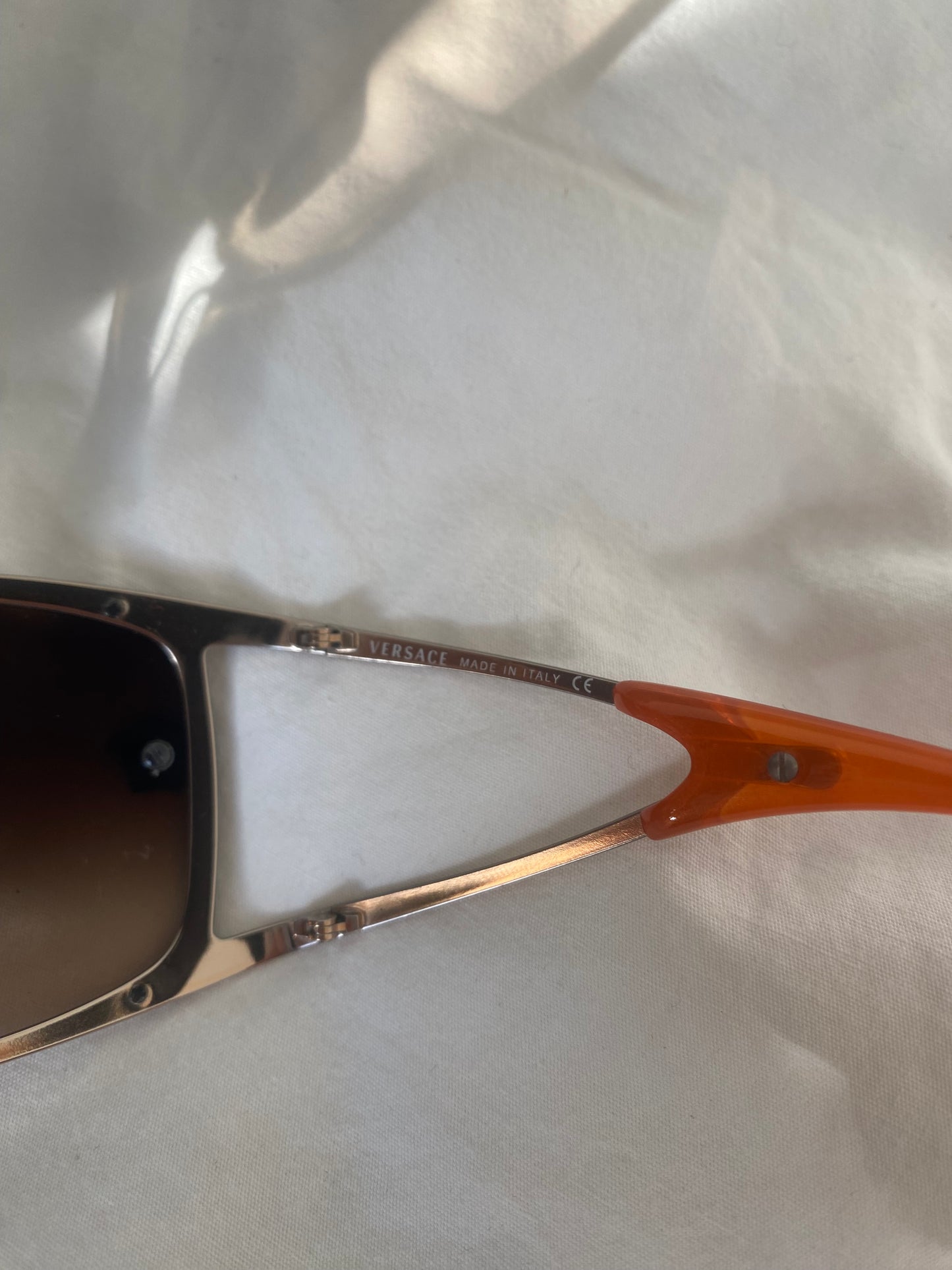 🕶️ Ochelari de soare Y2K Versace Shield – Made in Italy – Unisex