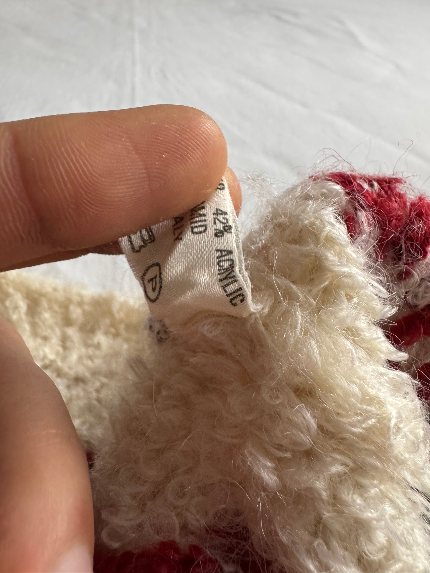 🧶 Cardigan Vintage Damă Fuzzy din Lână și Acril – aprox. M