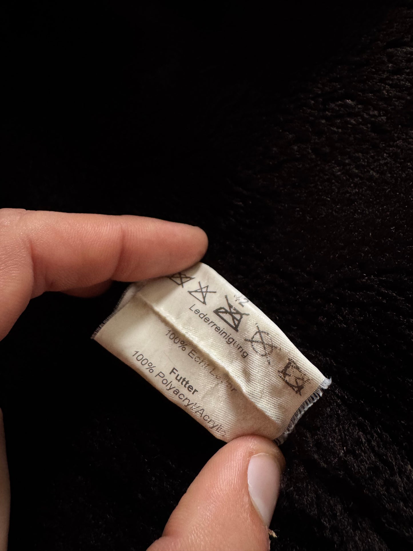 🧥 Geacă Y2K din Piele Naturală cu Căptușeală Faux Shearling – Mărime 42 (Women’s L)