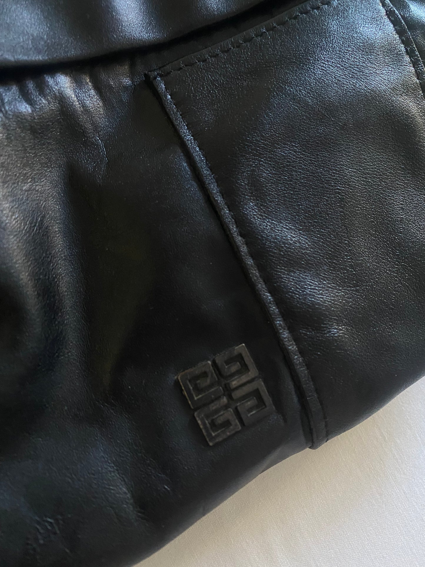 SS 2004 Givenchy by Riccardo Tisci Nylon and Lamb Leather Backpack