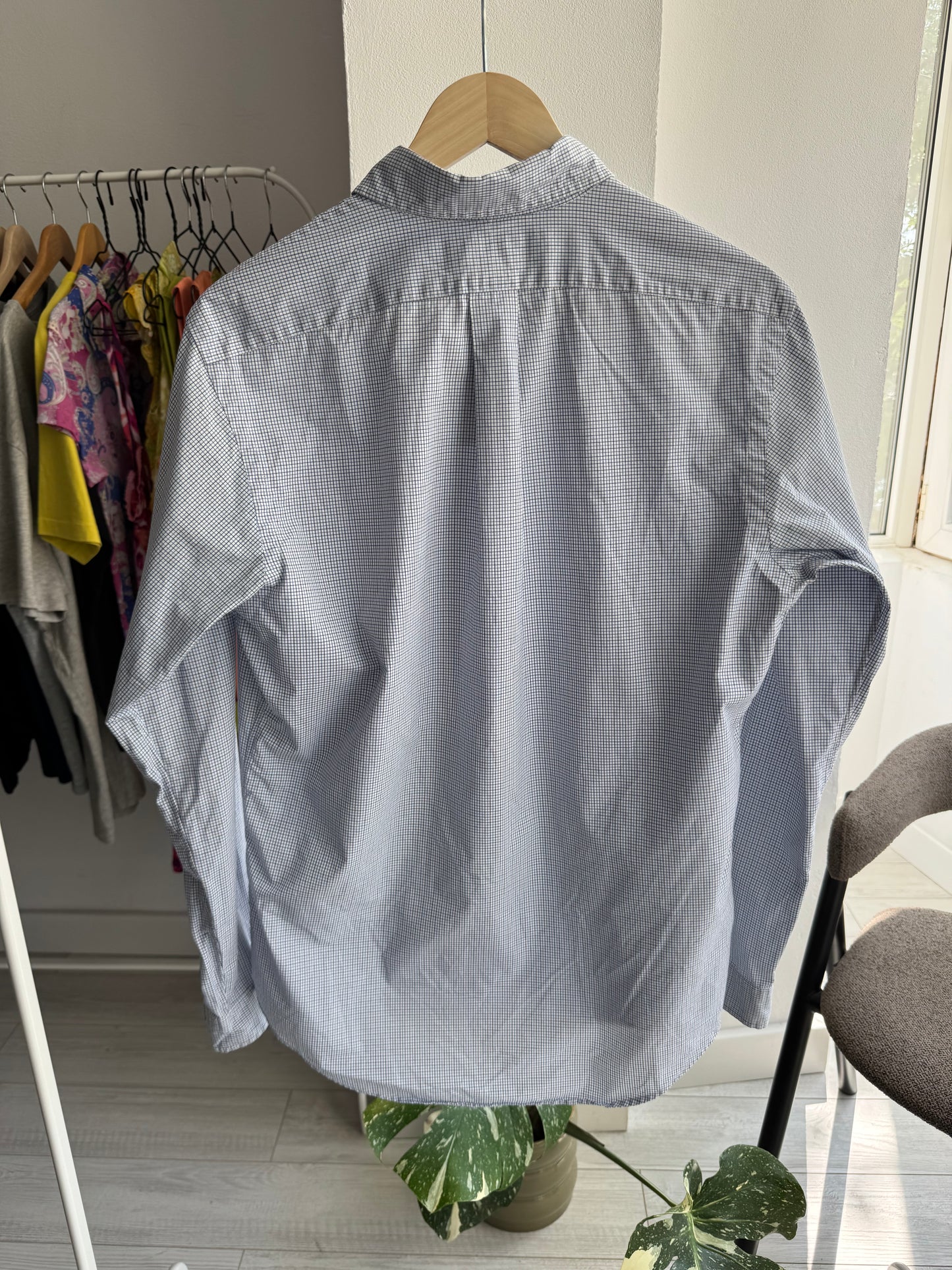 🐴 Cămașă Carouri Polo Ralph Lauren Vintage - Relaxed Fit – M Bărbați