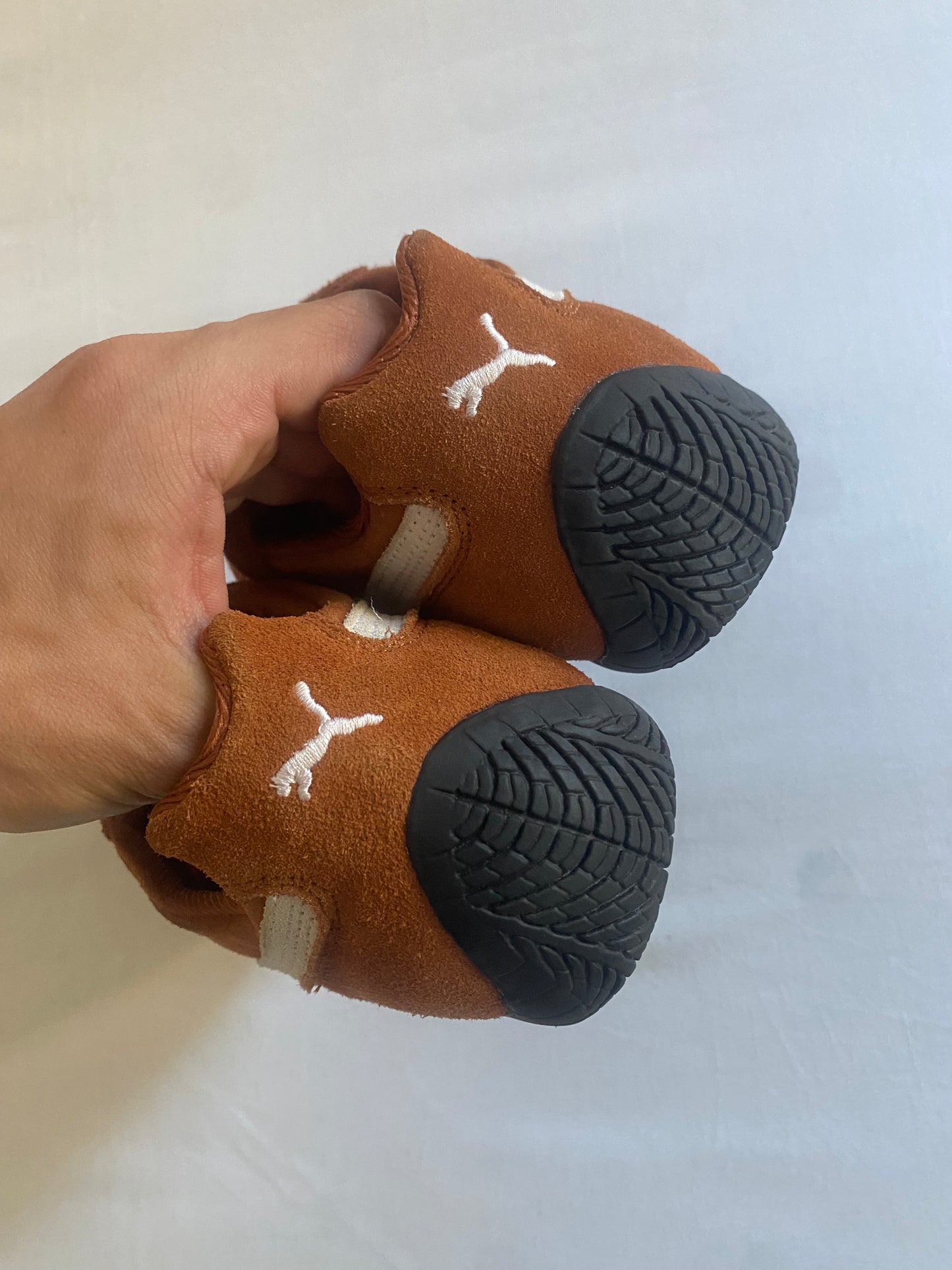 Y2K Puma x Sparco Burnt Orange Suede Sneakers