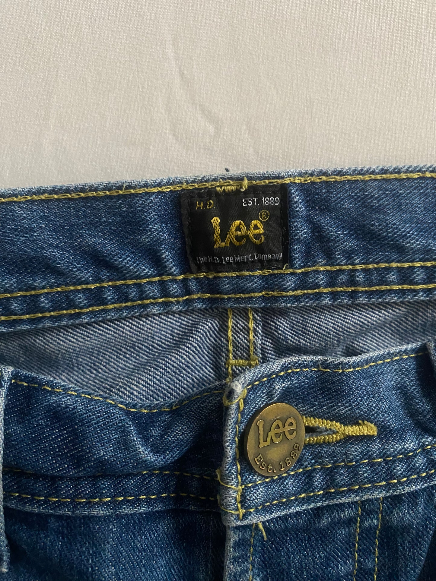 👖 Jeanși Y2K Lee Denver – Light Wash – Bootcut – W33 L34