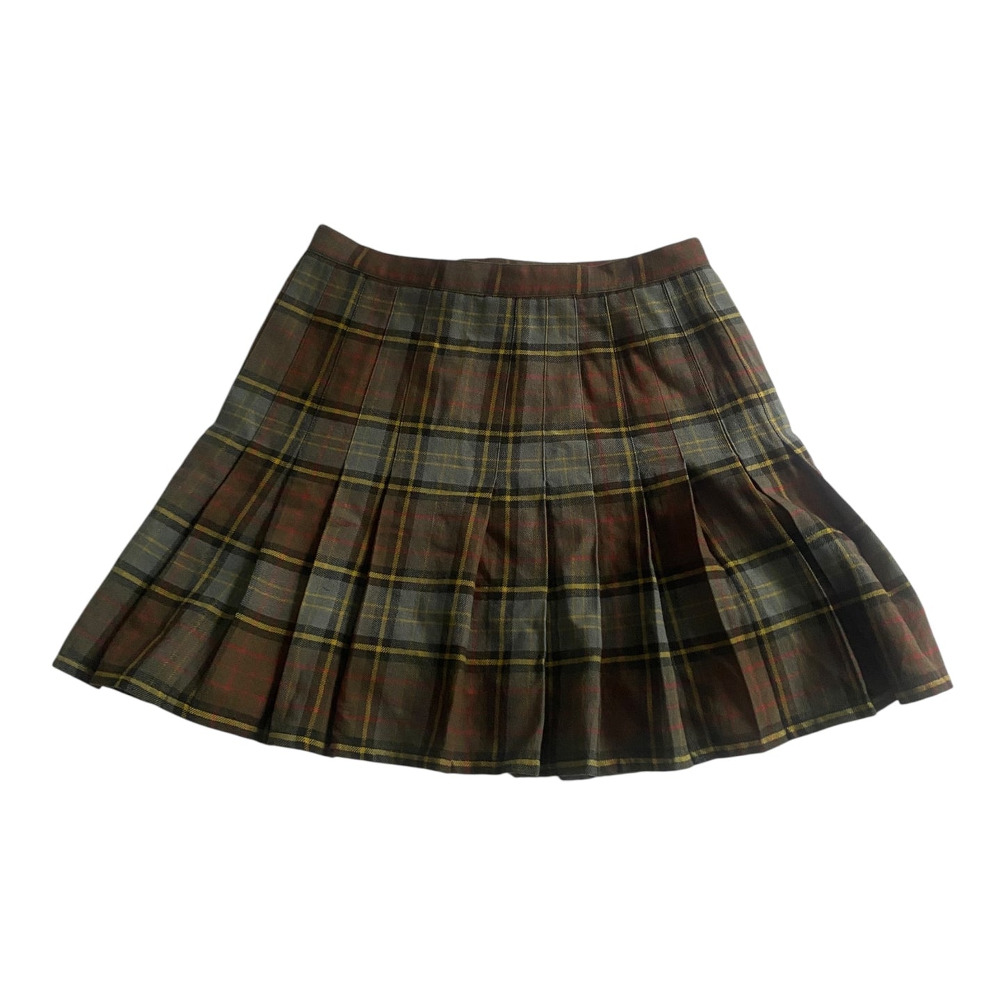 Fustă Weekend by Max Mara – Tartan – 100% Lână Virgină – EU 42 – Made in Italy