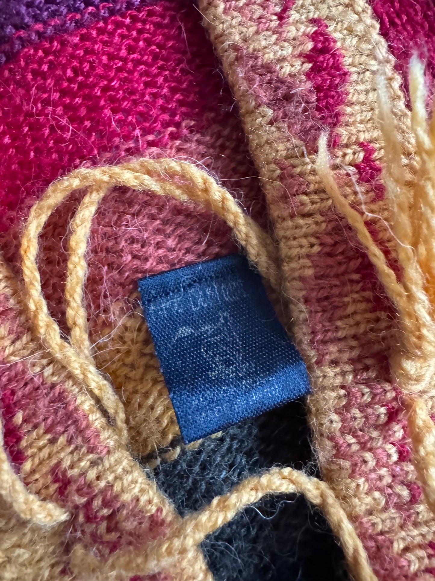 🦙 Hoodie Y2K Damă Colorat din Alpaca – Aprox. XS/S