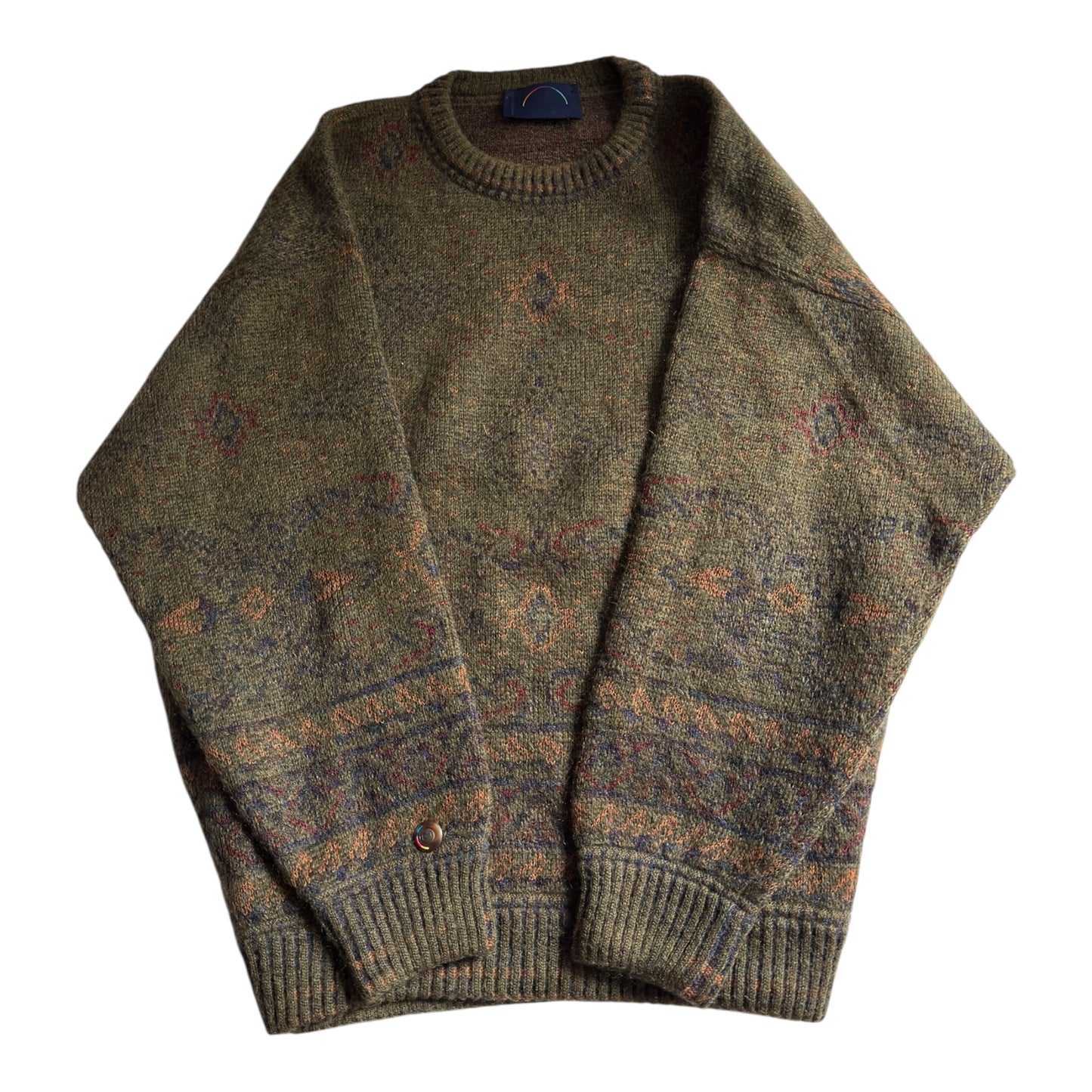 🐐 Vintage Bogner Jumper – Made in Western Germany – Men’s L – Wool & Super Kid Mohair Blend