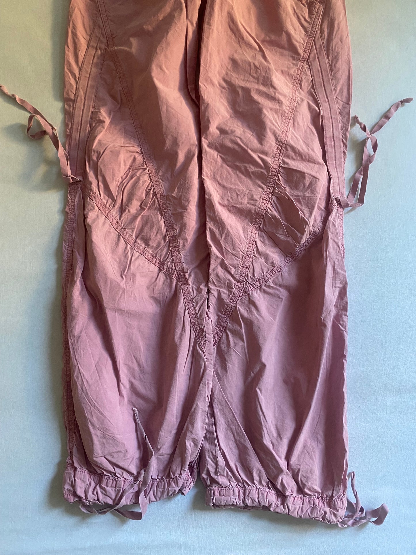 Pantaloni Y2K Dimensione Danza Rave – Roz – 100% Bumbac – Mărime 38 (Reglabilă)