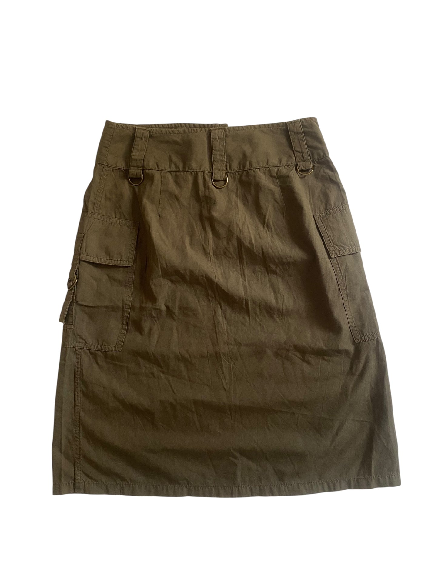 Fustă Cargo Y2K Benetton – Stil Military – Mărime XS 🫡🖤