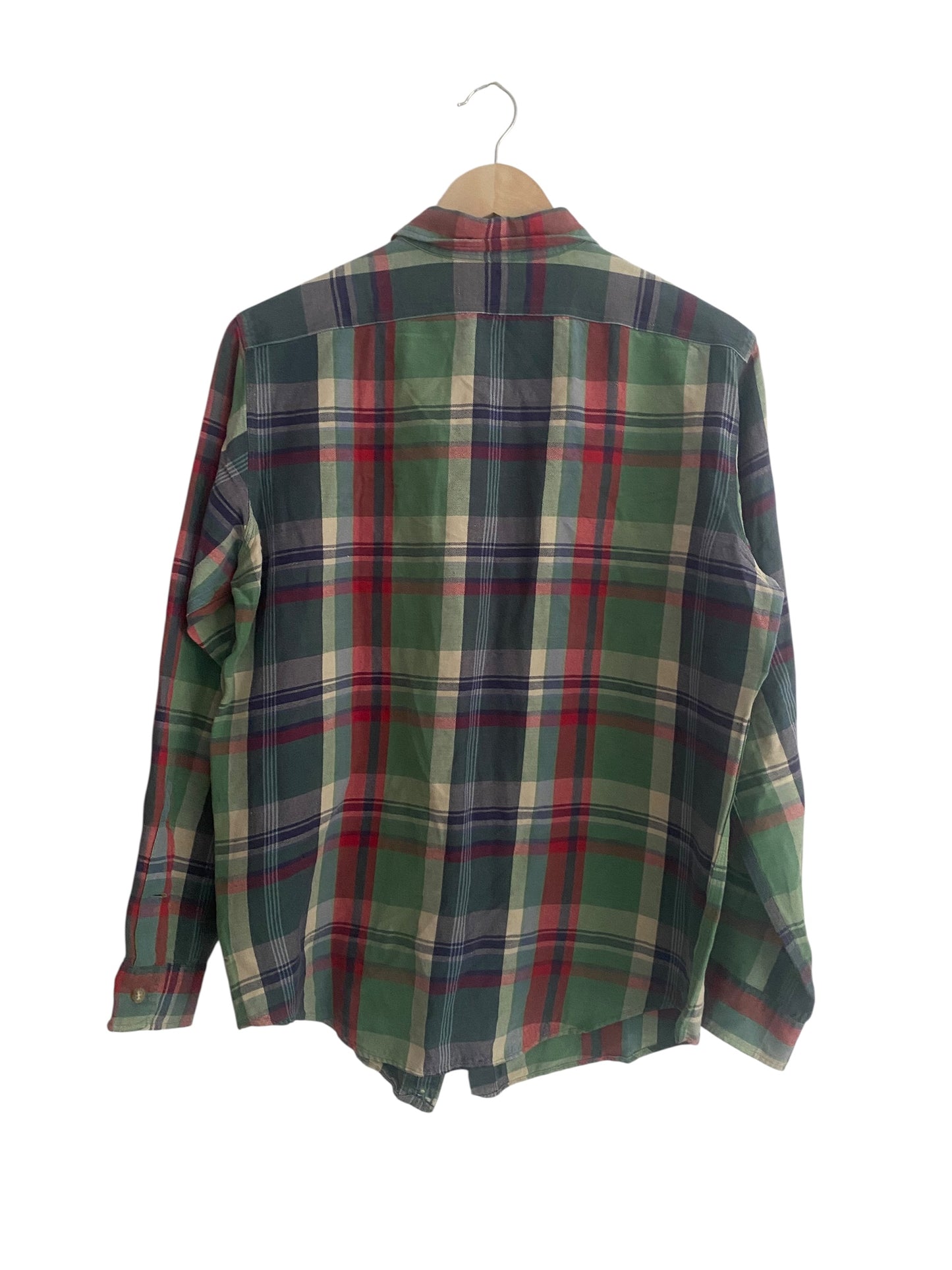 Cămașă Polo by Ralph Lauren – Flanelă Rugged din In și Mătase, Mărime M