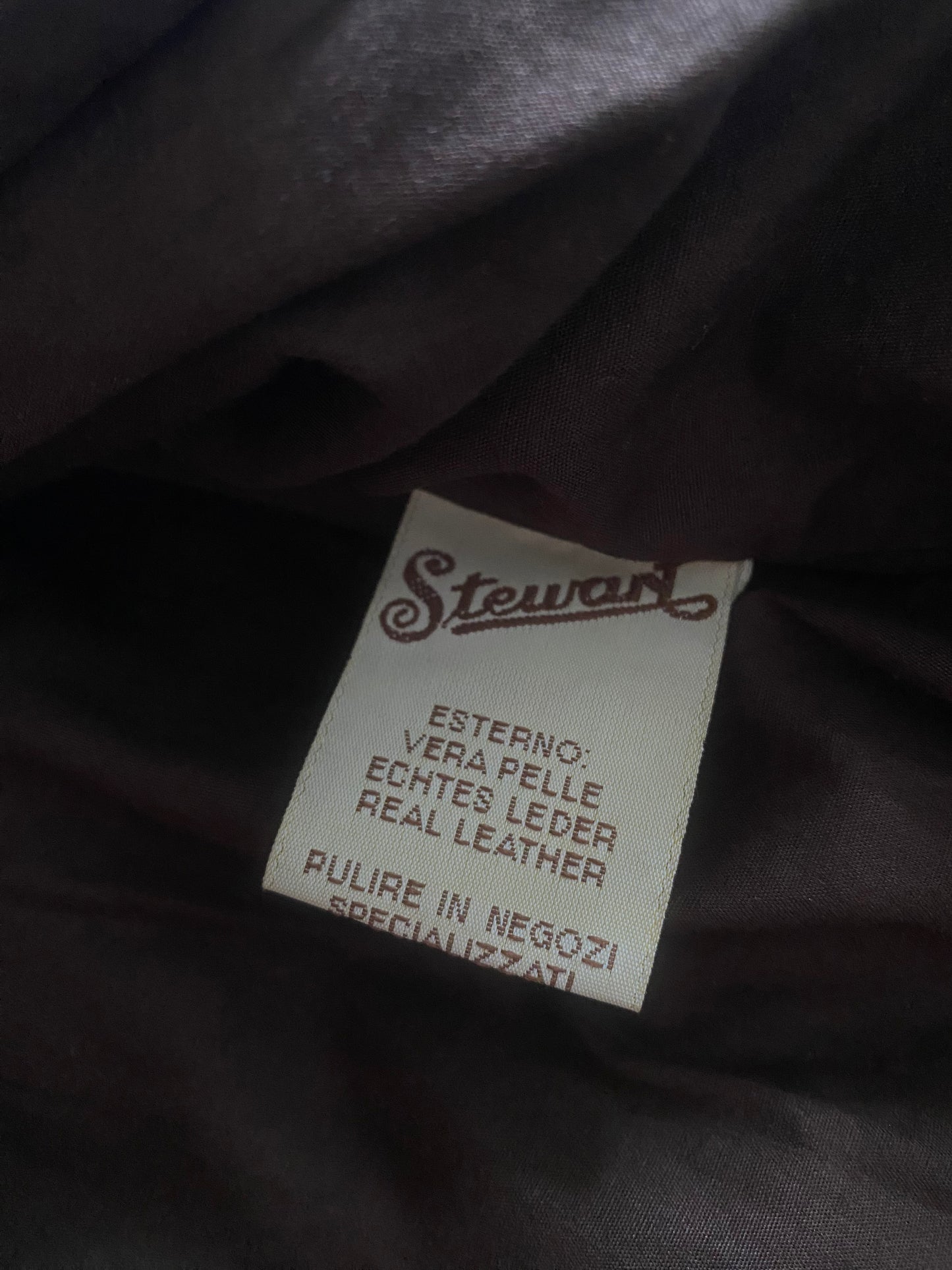 🧥 Vintage Dark Cognac Brown Café Racer Leather Jacket