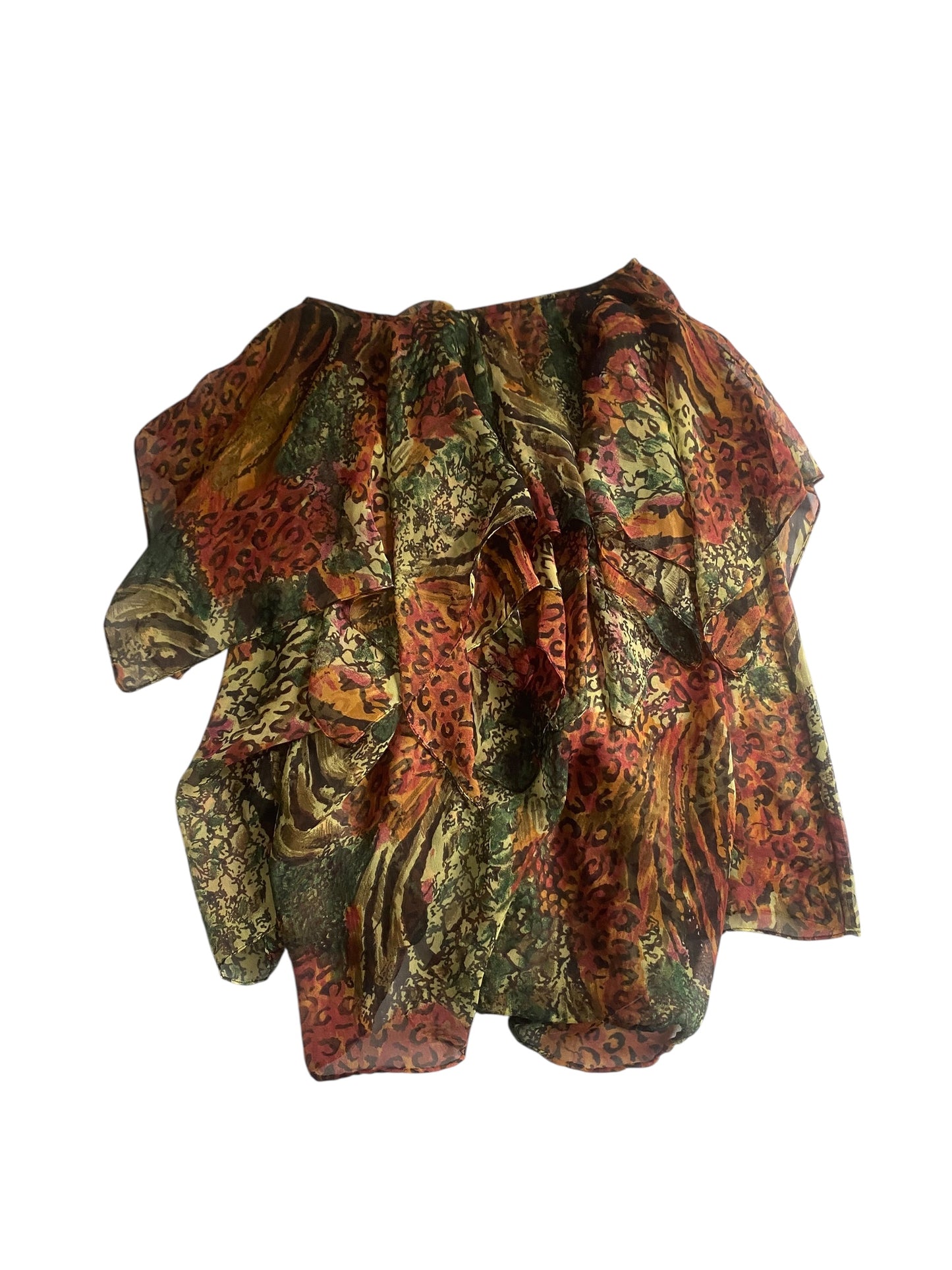 Fustă Mini Animal Print – Y2K – Mărime XS 🐆✨