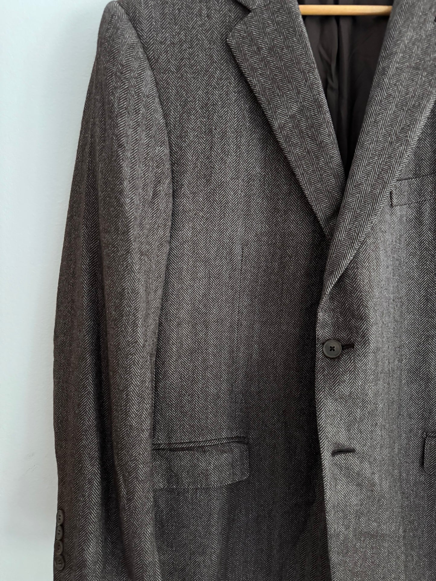 🧥 Sacou Vintage Ermenegildo Zegna – Cașmir & Mătase – Made in Italy – Mărime 58 (Oversized Fit)