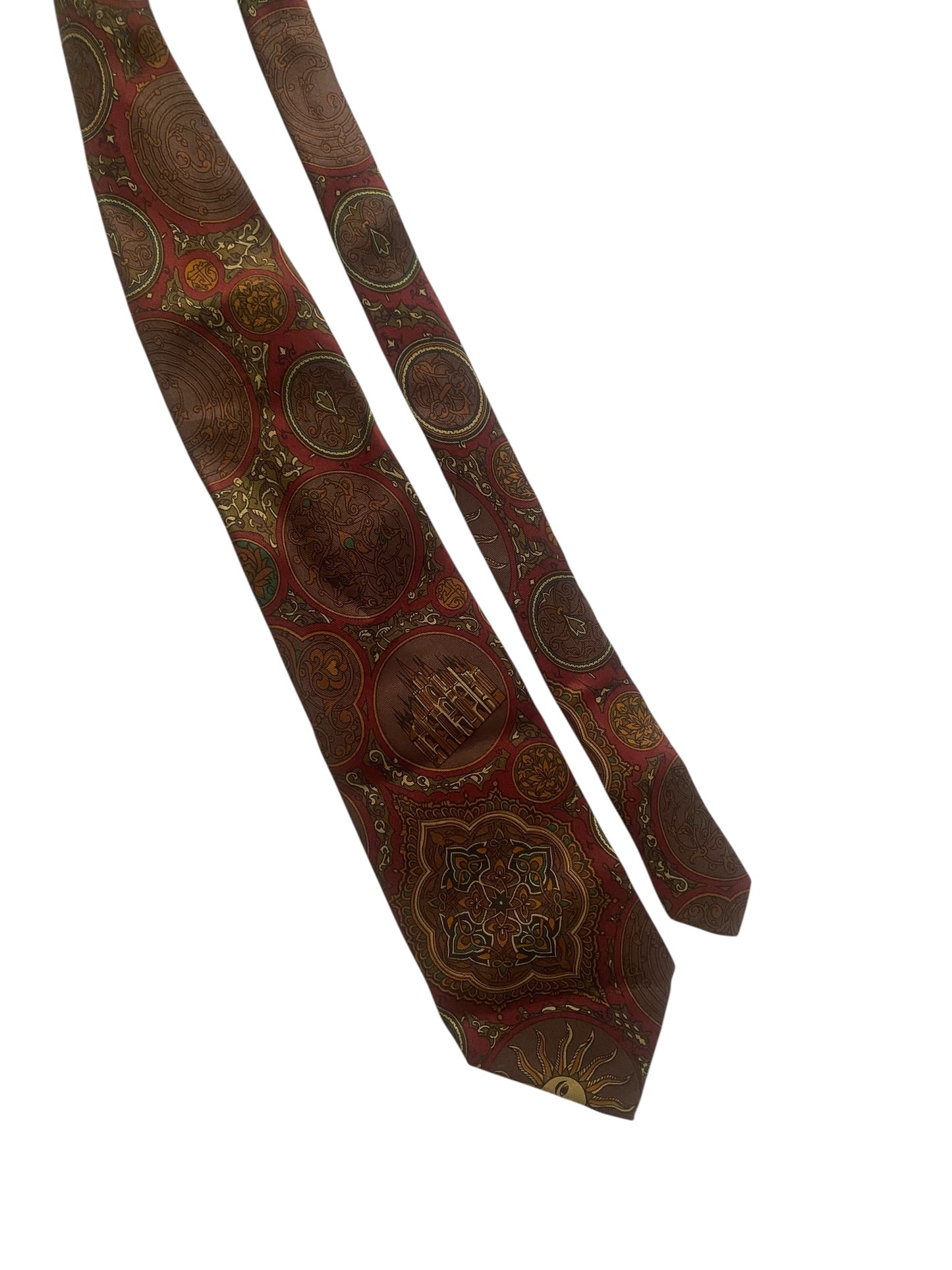 Vintage Moschino Printed Tie