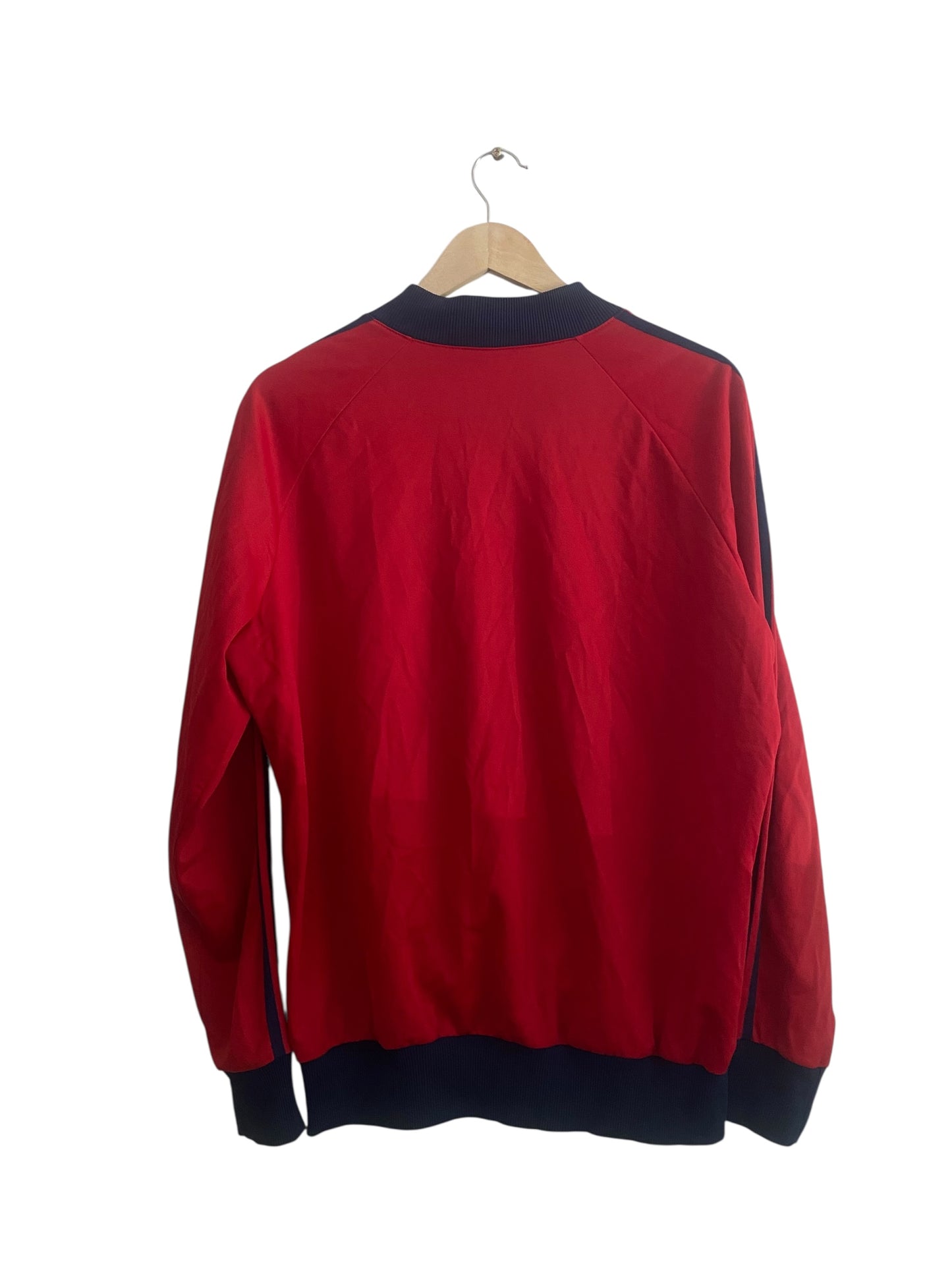 🔥 Vintage Adidas Red Trefoil Track Top – ATP Official Uniform