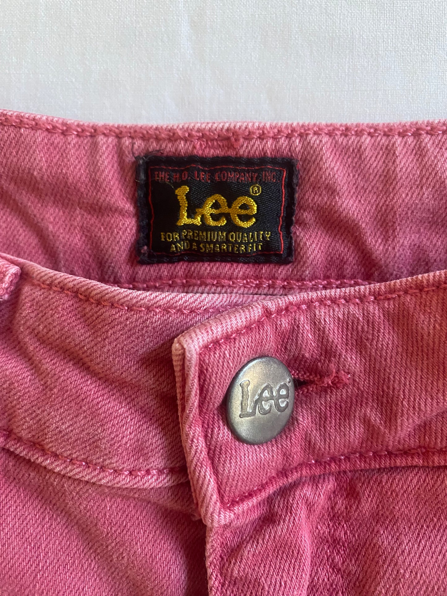 🌸 Jeanși Lee Vintage – Burnt Pink – Baggy Fit – W27 L33