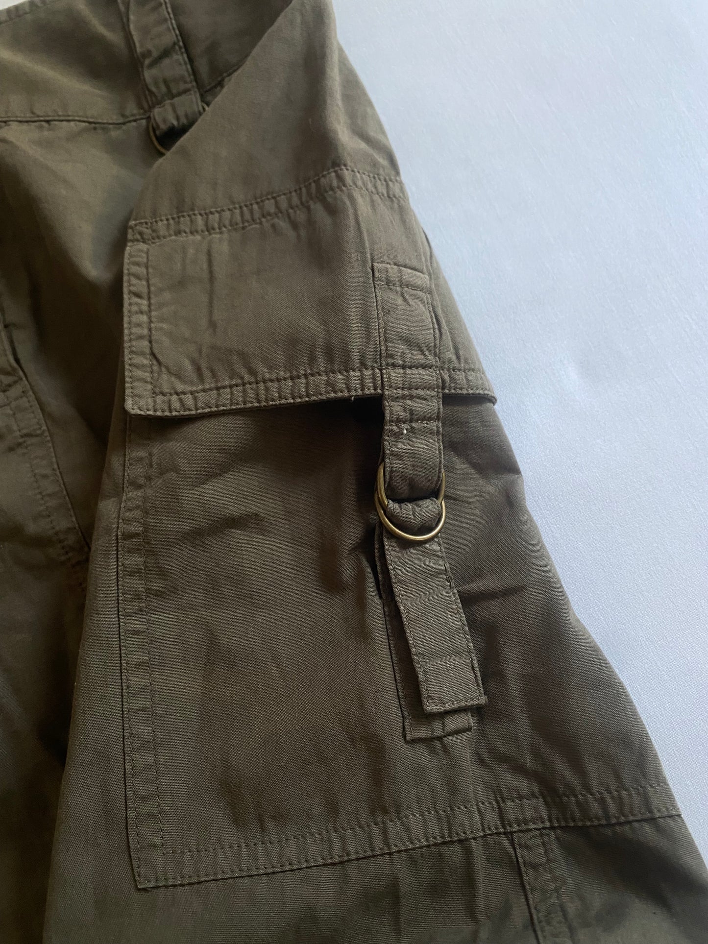 Fustă Cargo Y2K Benetton – Stil Military – Mărime XS 🫡🖤