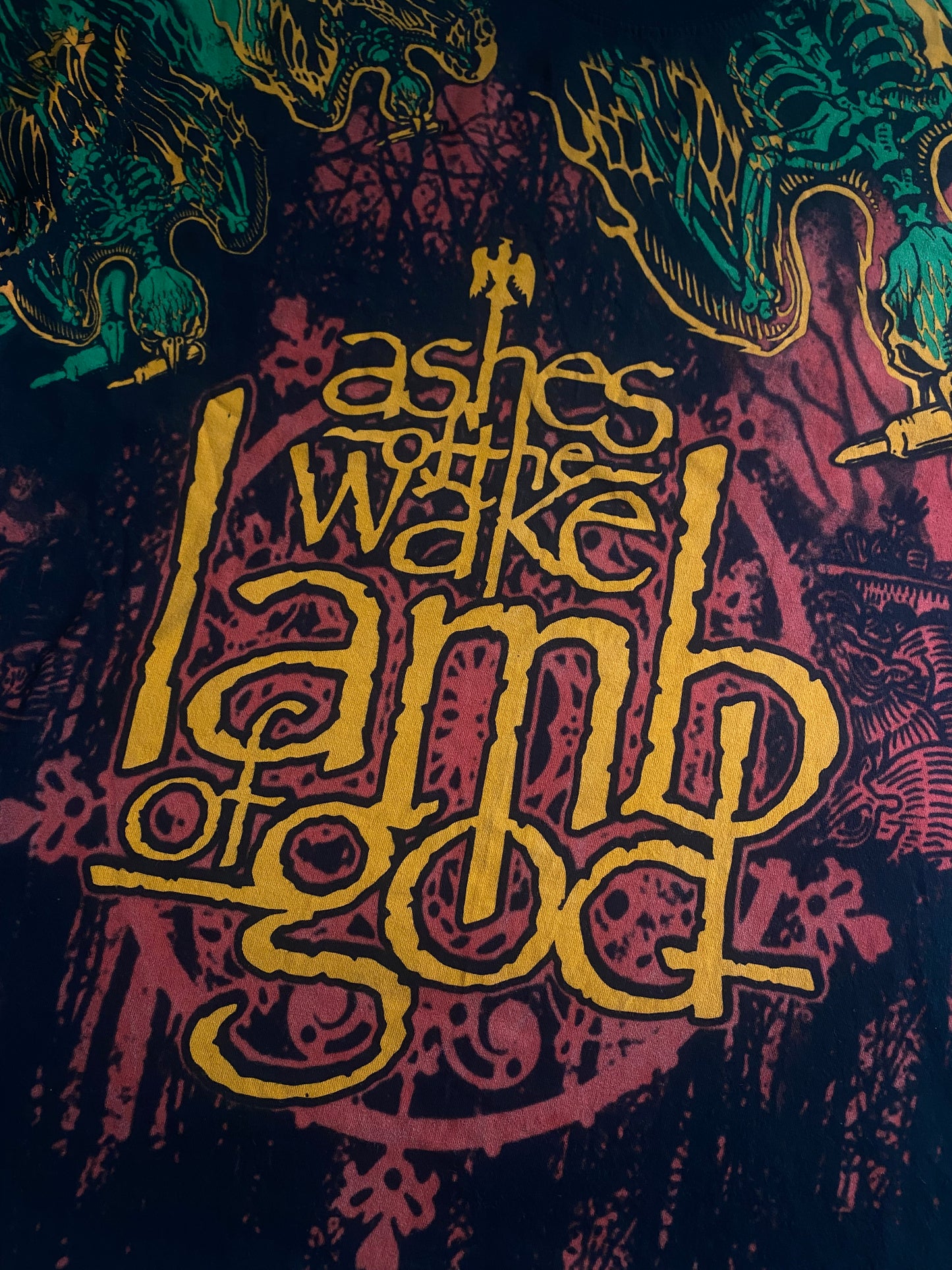 Tricou Original Promo Lamb of God – Ashes of the Wake (2004), Mărime M