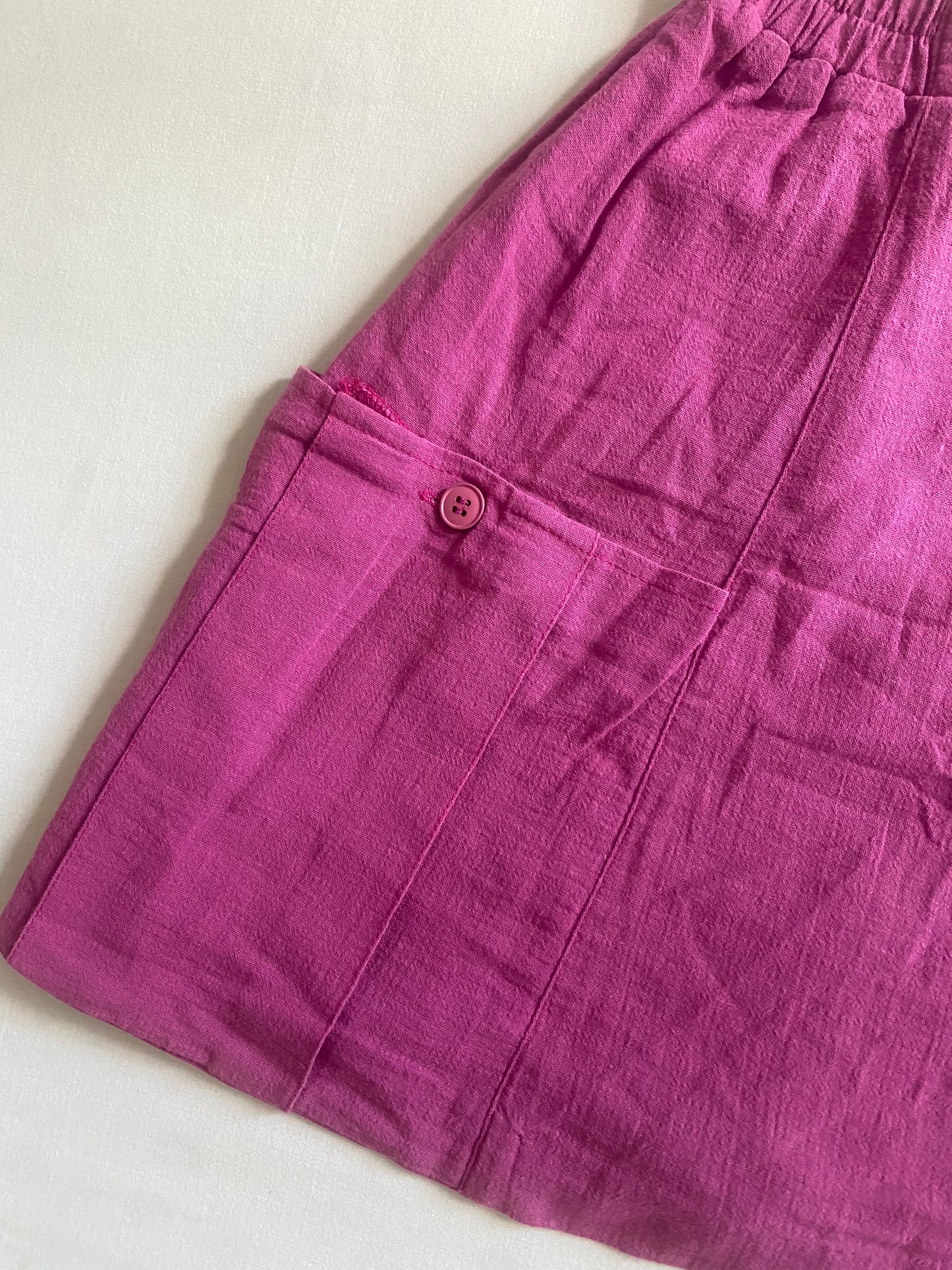 Fustă Adidas Vintage 80s Roz-Mov – Made in France – Talie Elastică 🎾💜