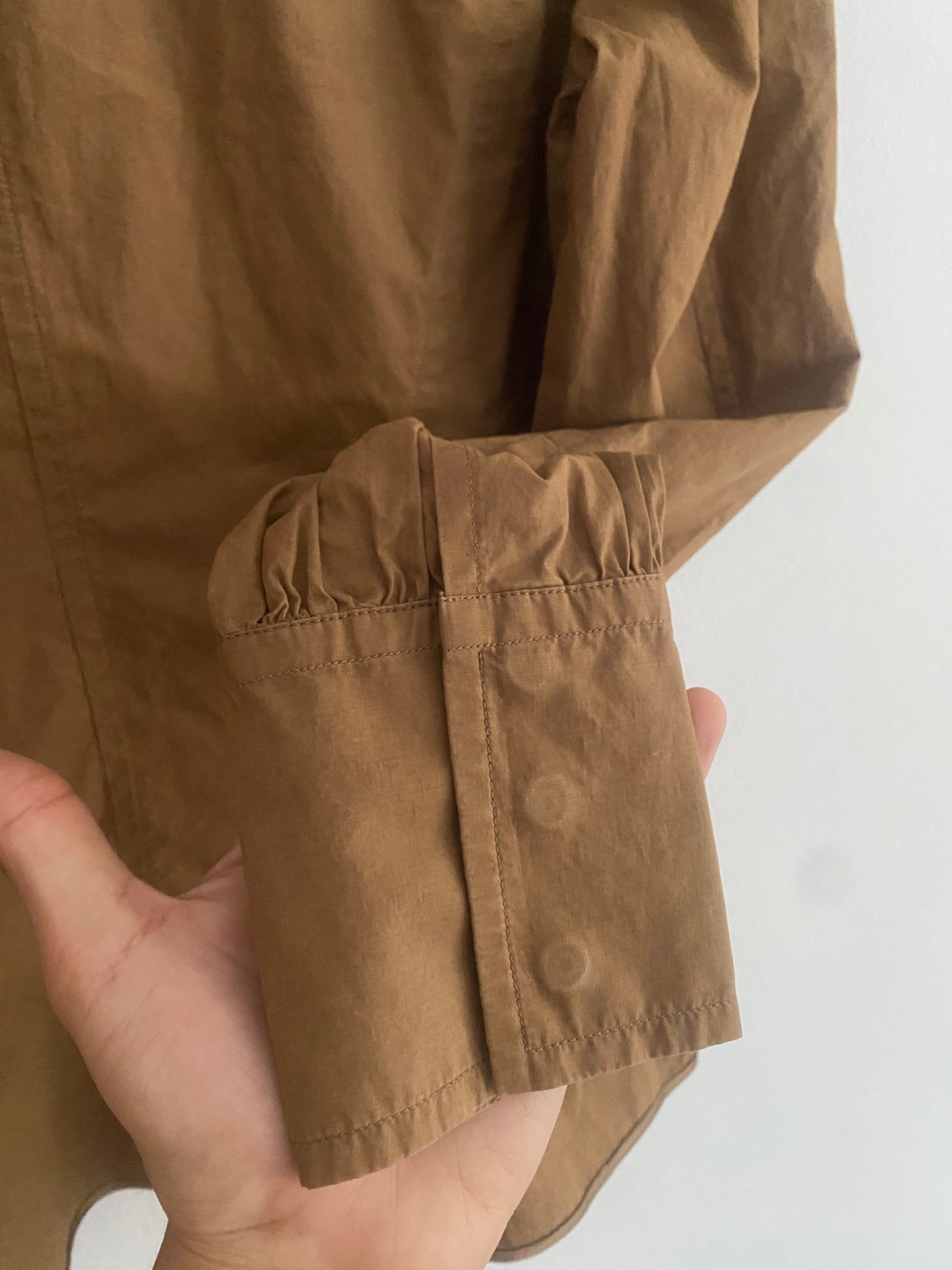 🧥 Geacă Vintage Iceberg din Bumbac Maro – Guler Stil ’70 – Mărime L