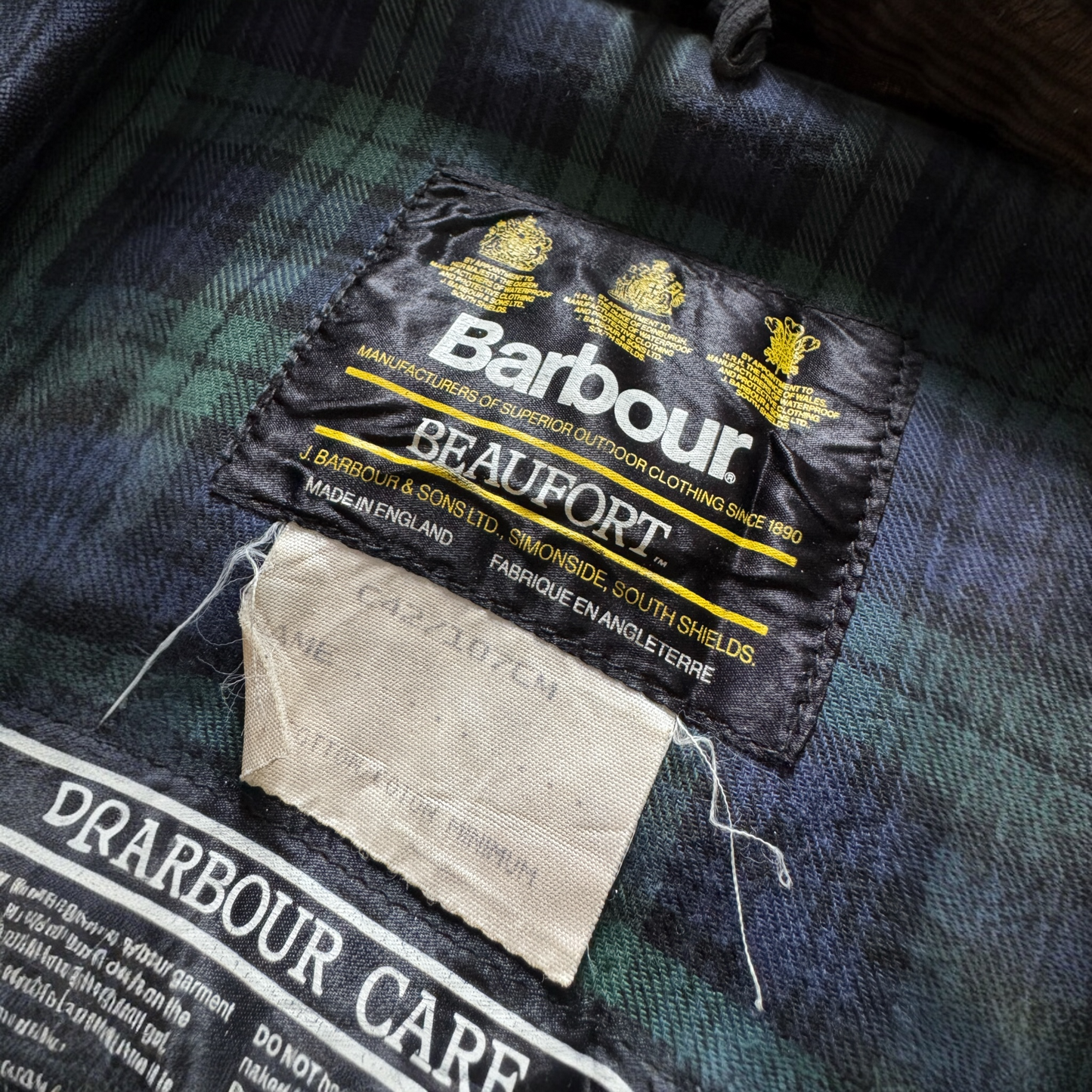 🌳 Jachetă Vintage Barbour Beaufort – Waxed Cotton – Made in England – Men’s M