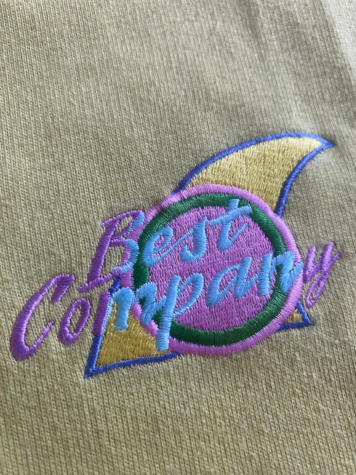 80's Vintage Lime Green Best Company Shortsleeved Crewneck