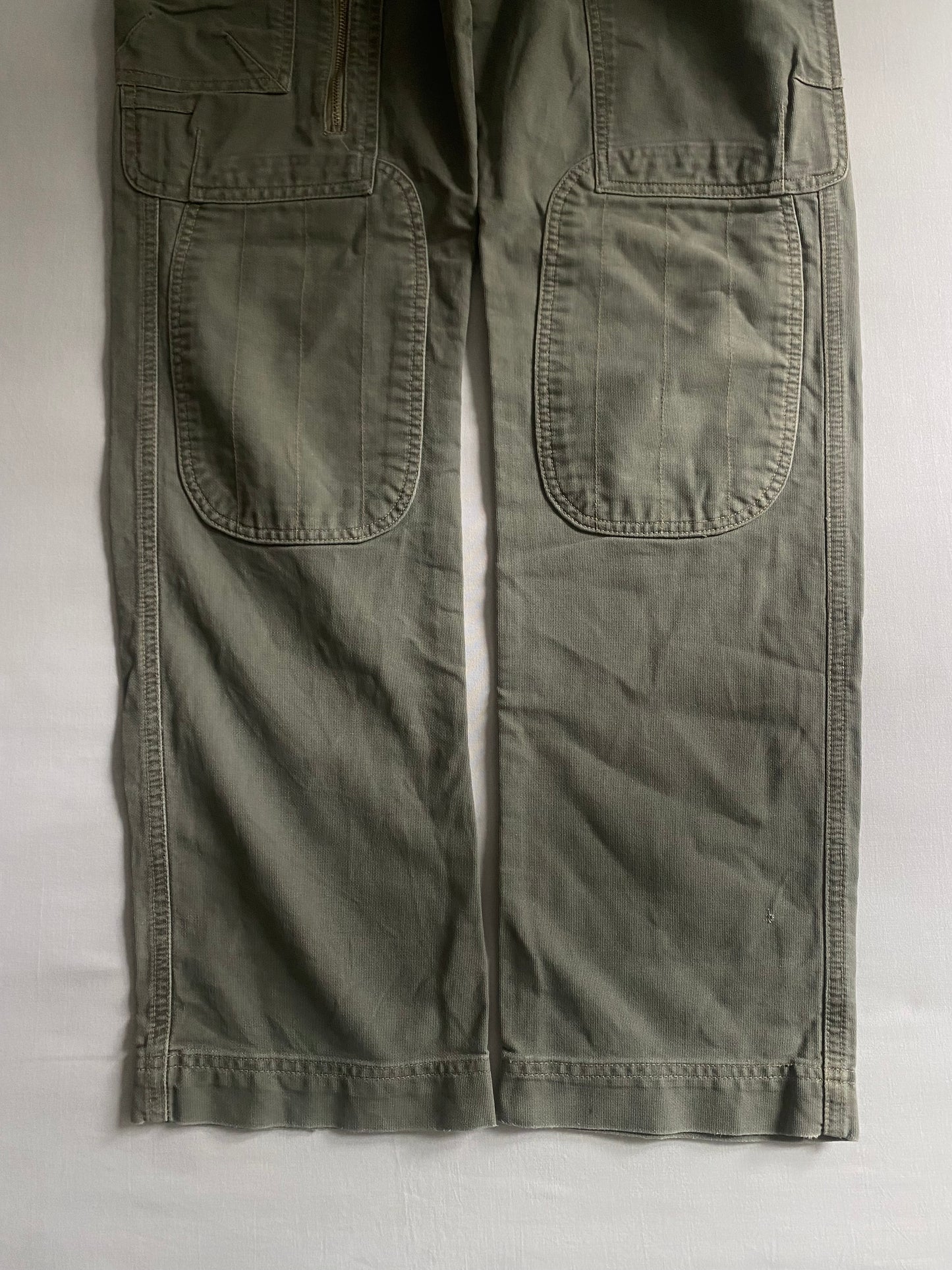 Pantaloni stil military Y2K Energie, mărimea US 26, fabricați în Italia 🫡🇮🇹