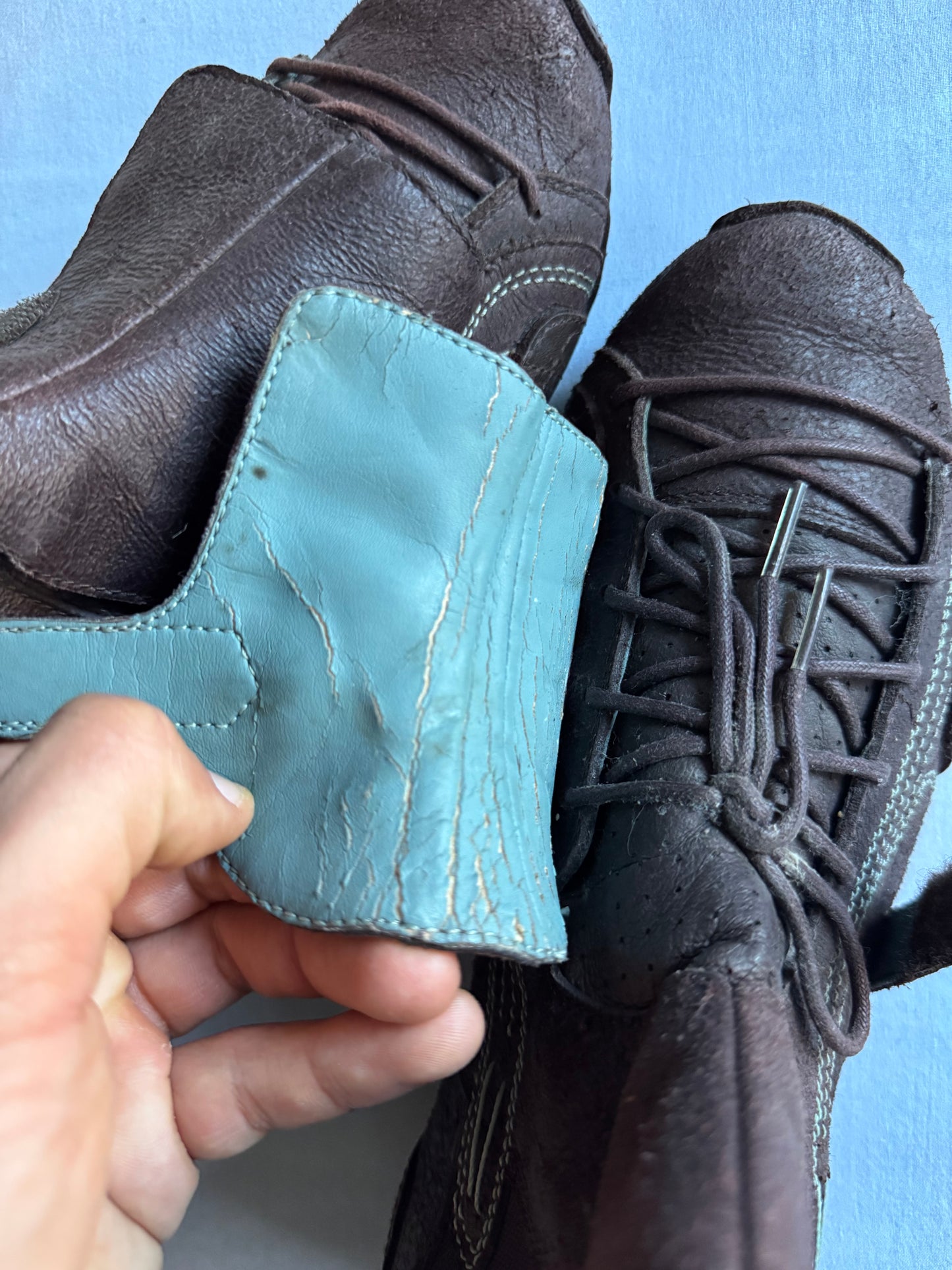 🏍️ Y2K Puma Moto Boots – Brown – mărimea 43