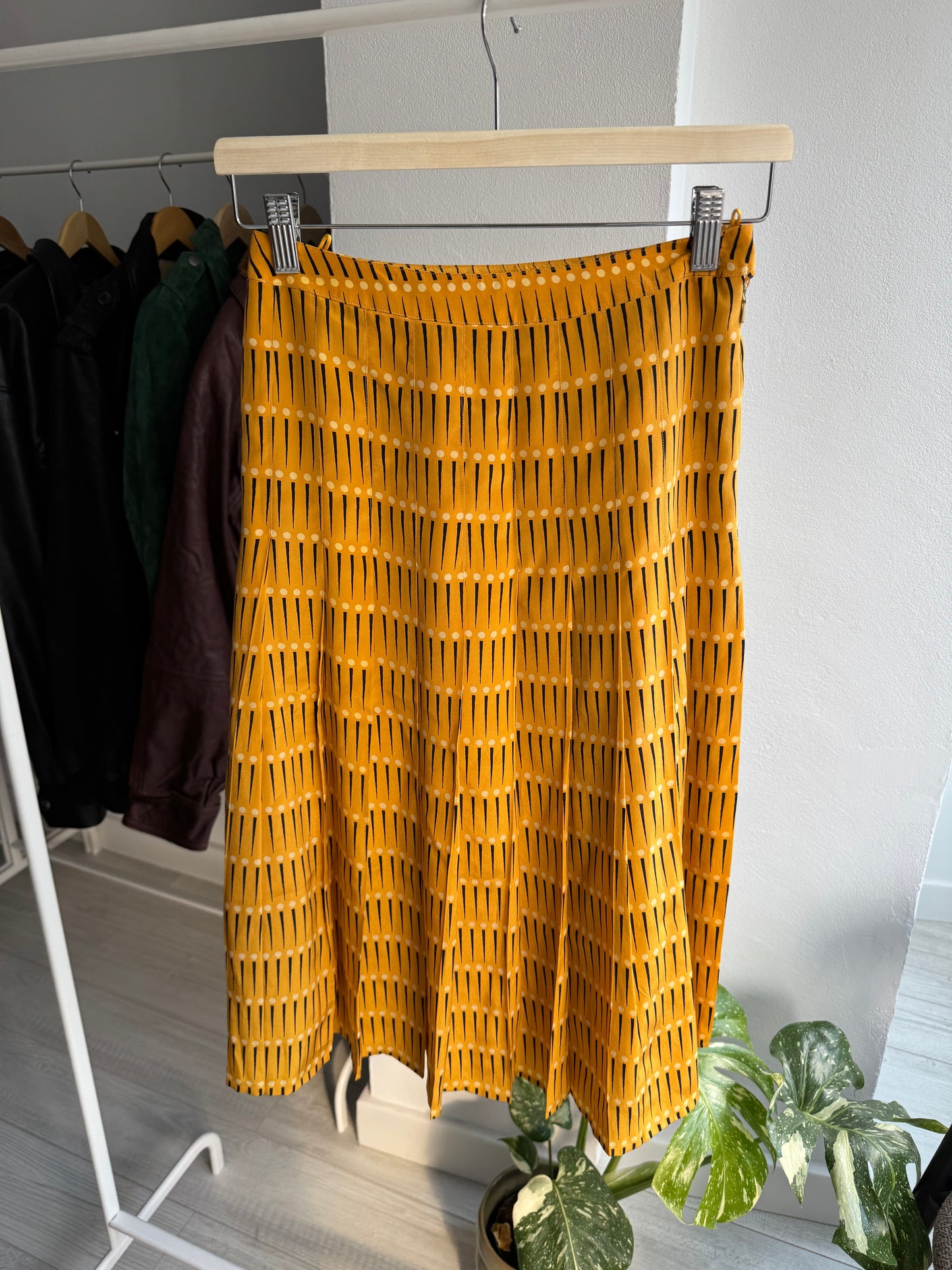 ✨ Fustă Vintage Printed – Size 0 (XS Damă)