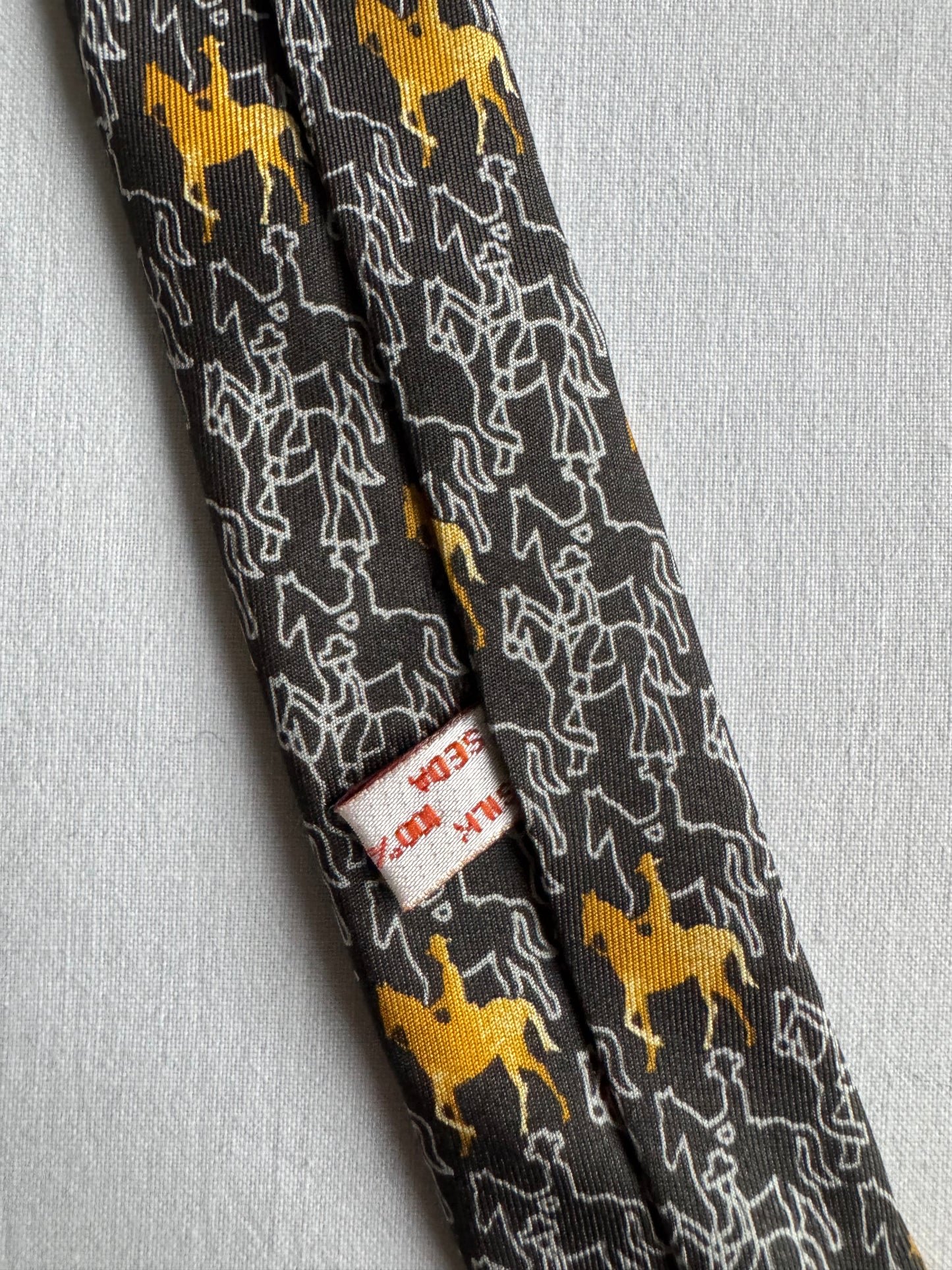 👔 Cravată Vintage Loewe din Mătase – Made in Spain