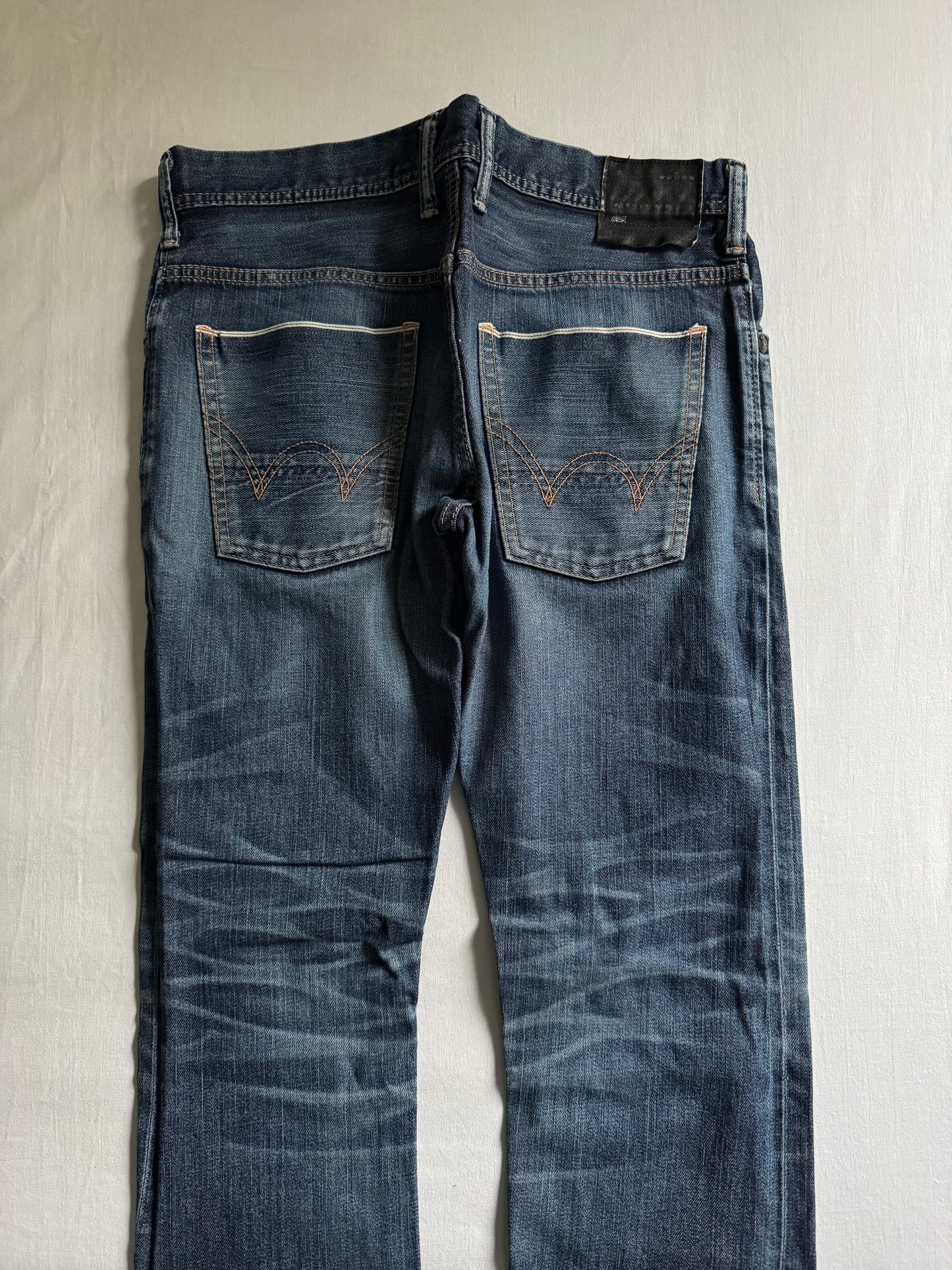 🇯🇵 👖 Edwin SK505S Selvedge Denim Jeans – Skinny Fit – W30 / EU 40 – Made in Japan
