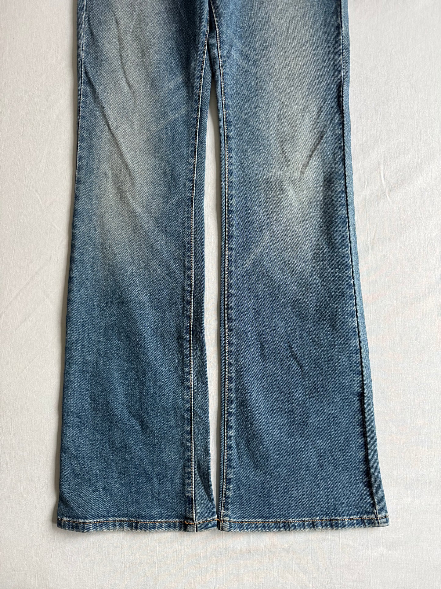 👖 Blugi Y2K Bootcut Light Wash – Mărime US 28 / EU 38