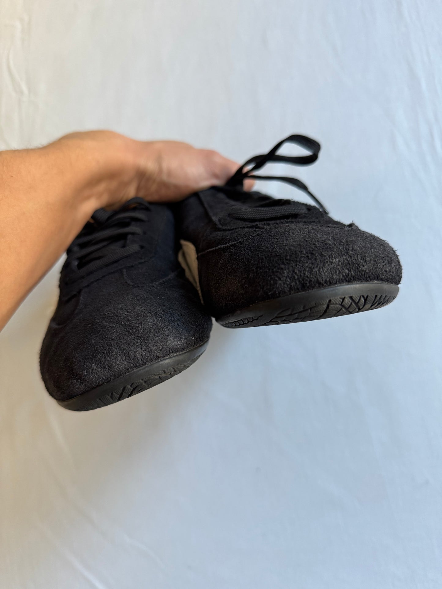 Sneakers vintage Puma x Sparco Speedcat din piele întoarsă neagră – mărimea 42