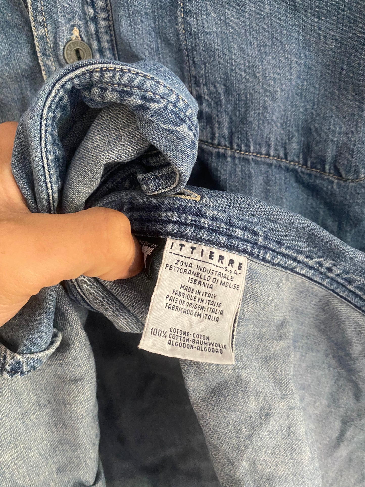 Vintage Versace Denim Shirt