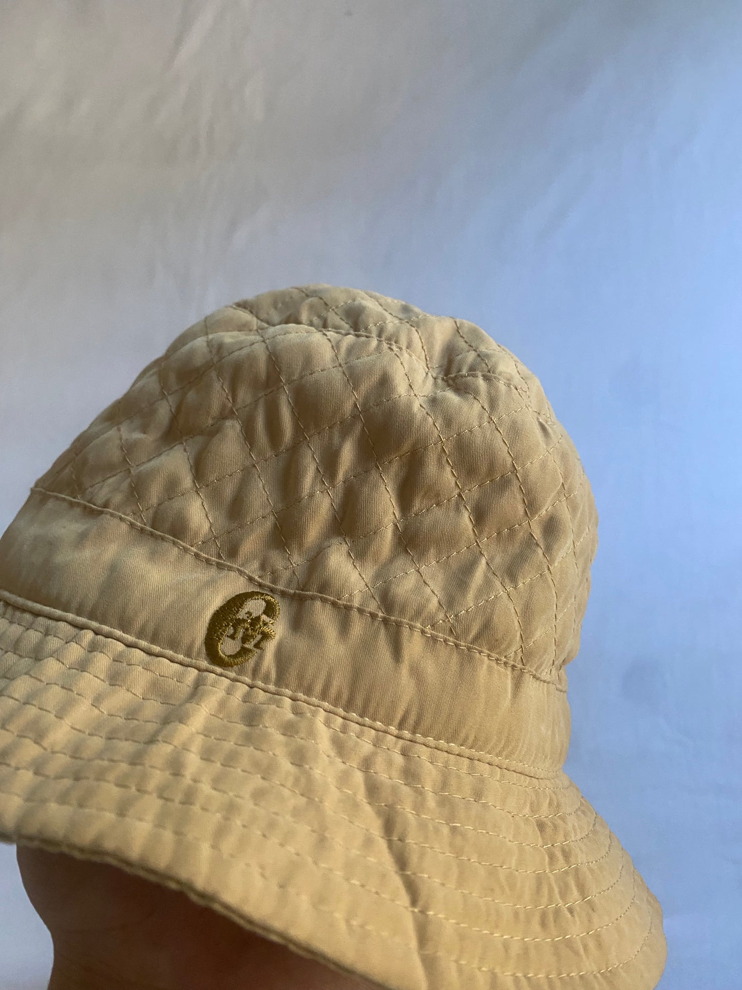 Vintage Conte of Florence Quilted Bucket Hat