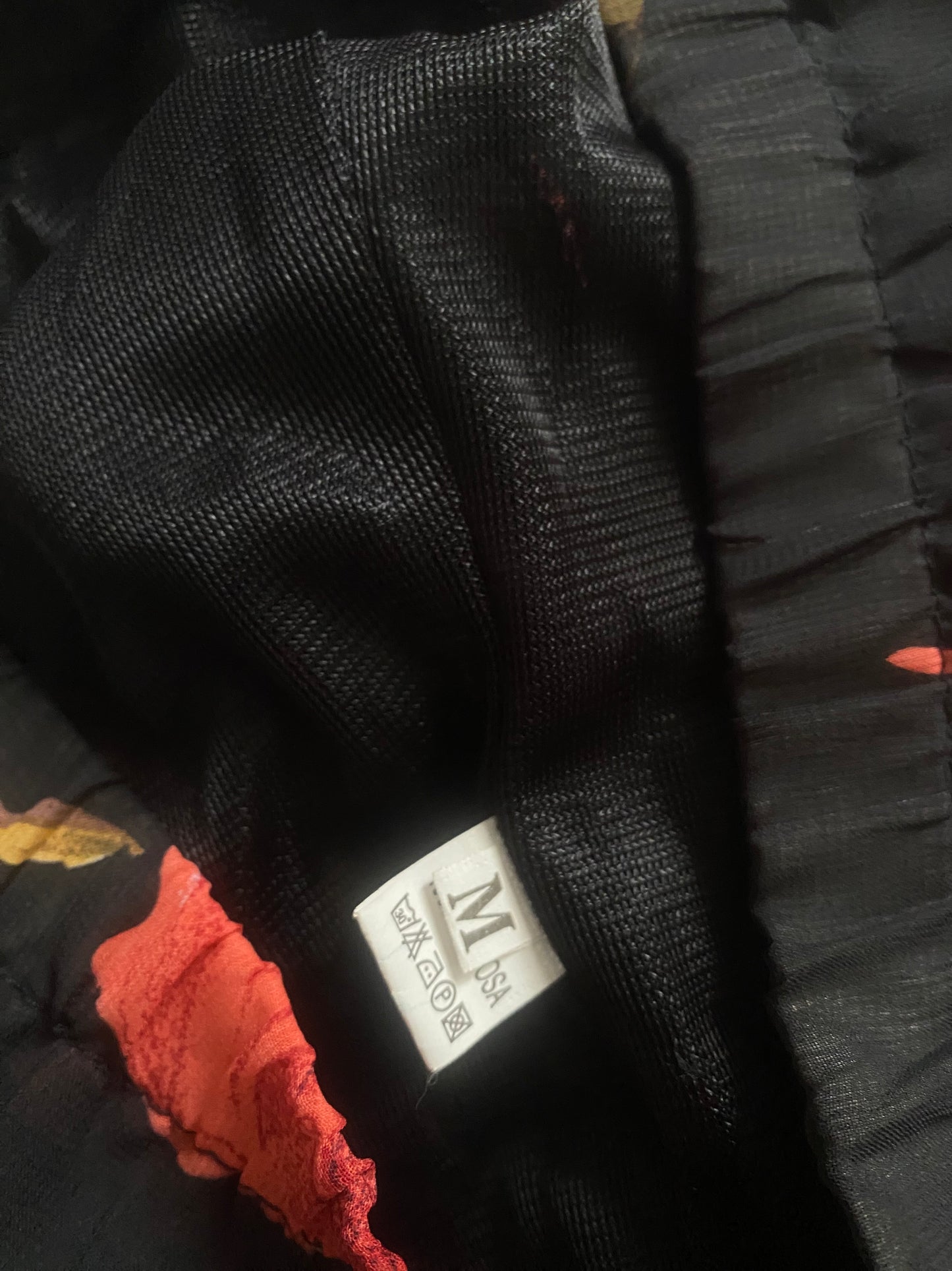 Fustă Midi Y2K cu Imprimeu Trandafiri – Mărime M 🌺