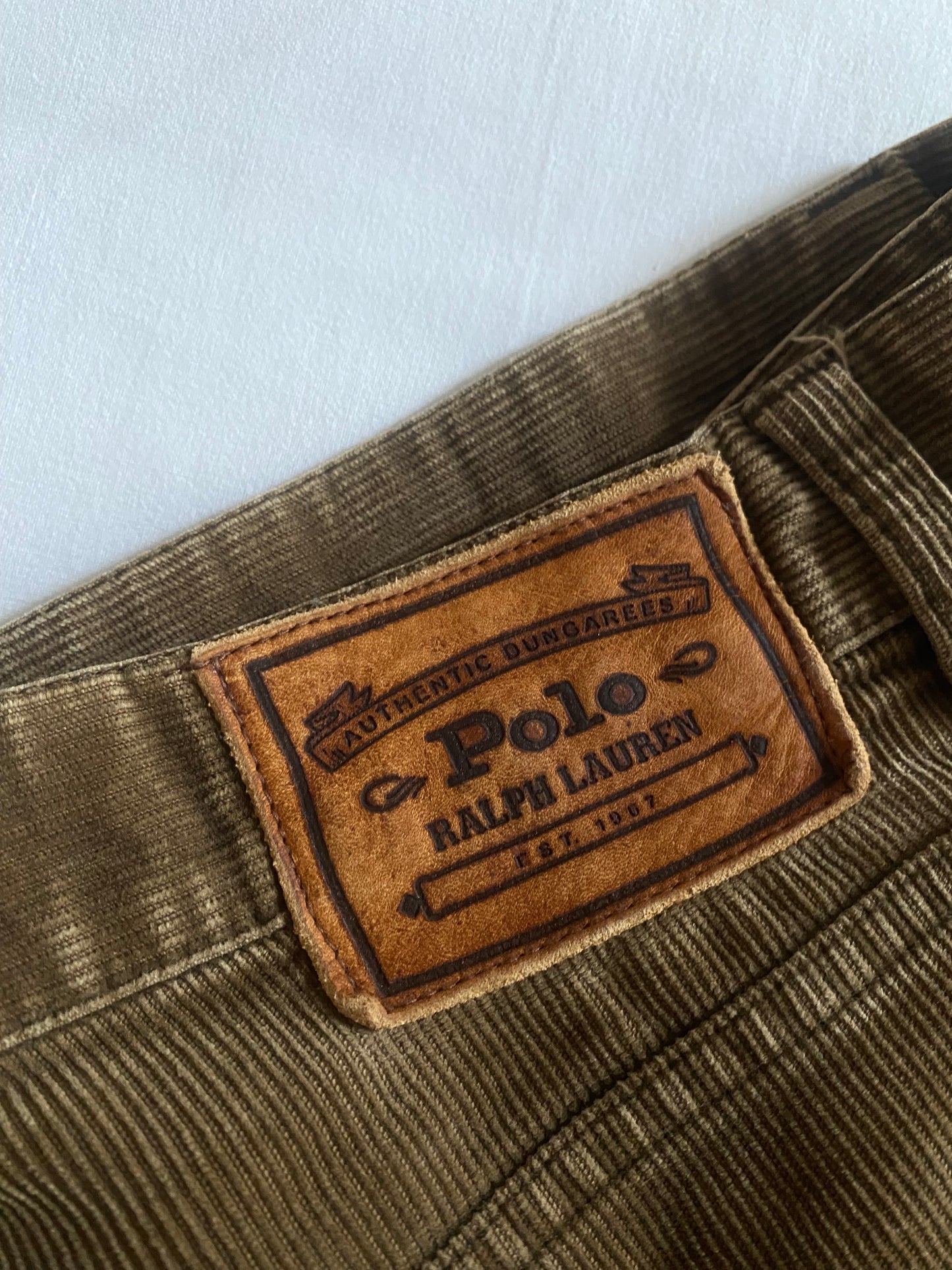 Pantaloni Vintage Polo by Ralph Lauren – Catifea Maro – W34 x L32