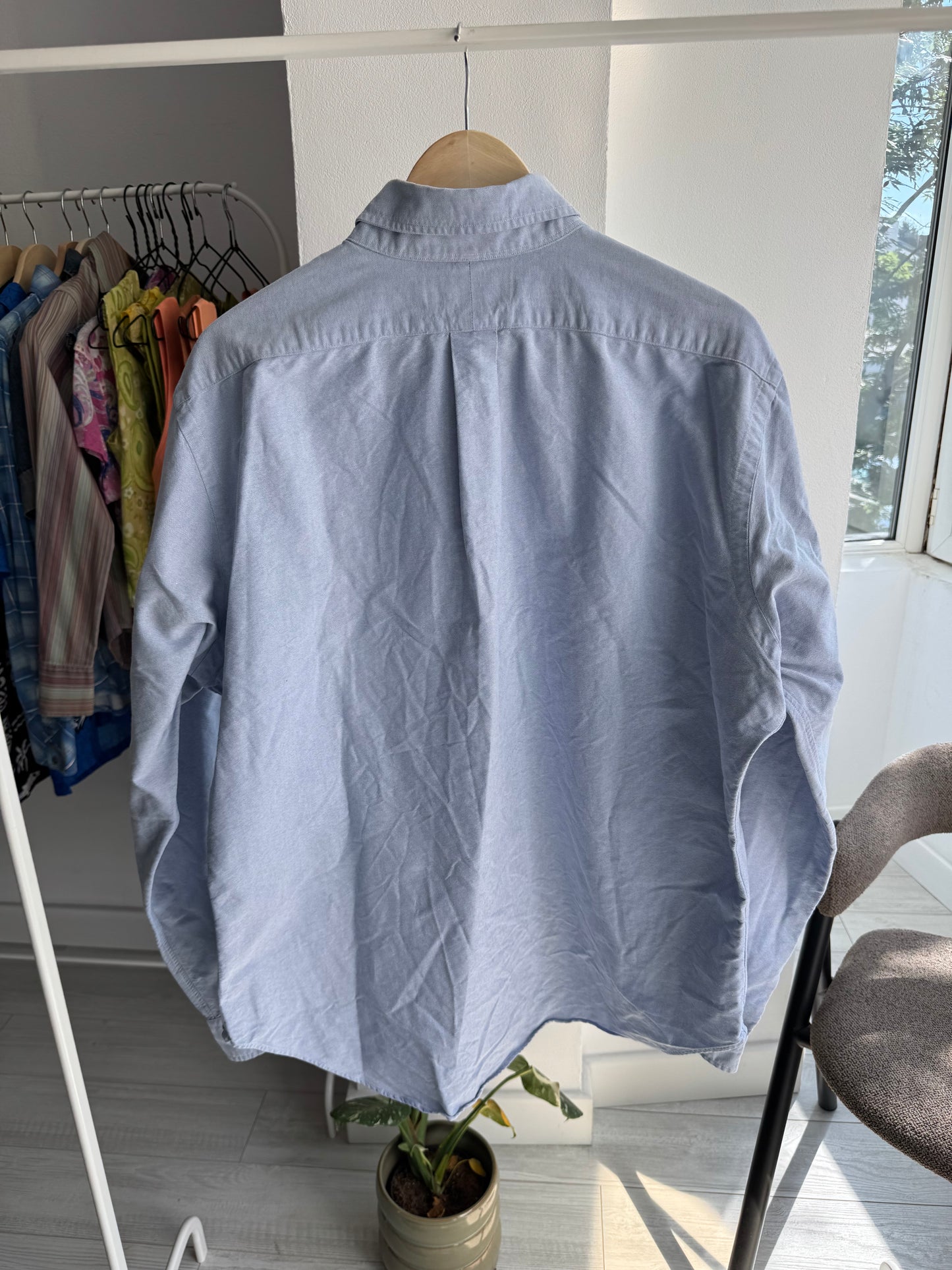 🐴 Cămașă Albastră Polo Ralph Lauren Vintage – XL Bărbați