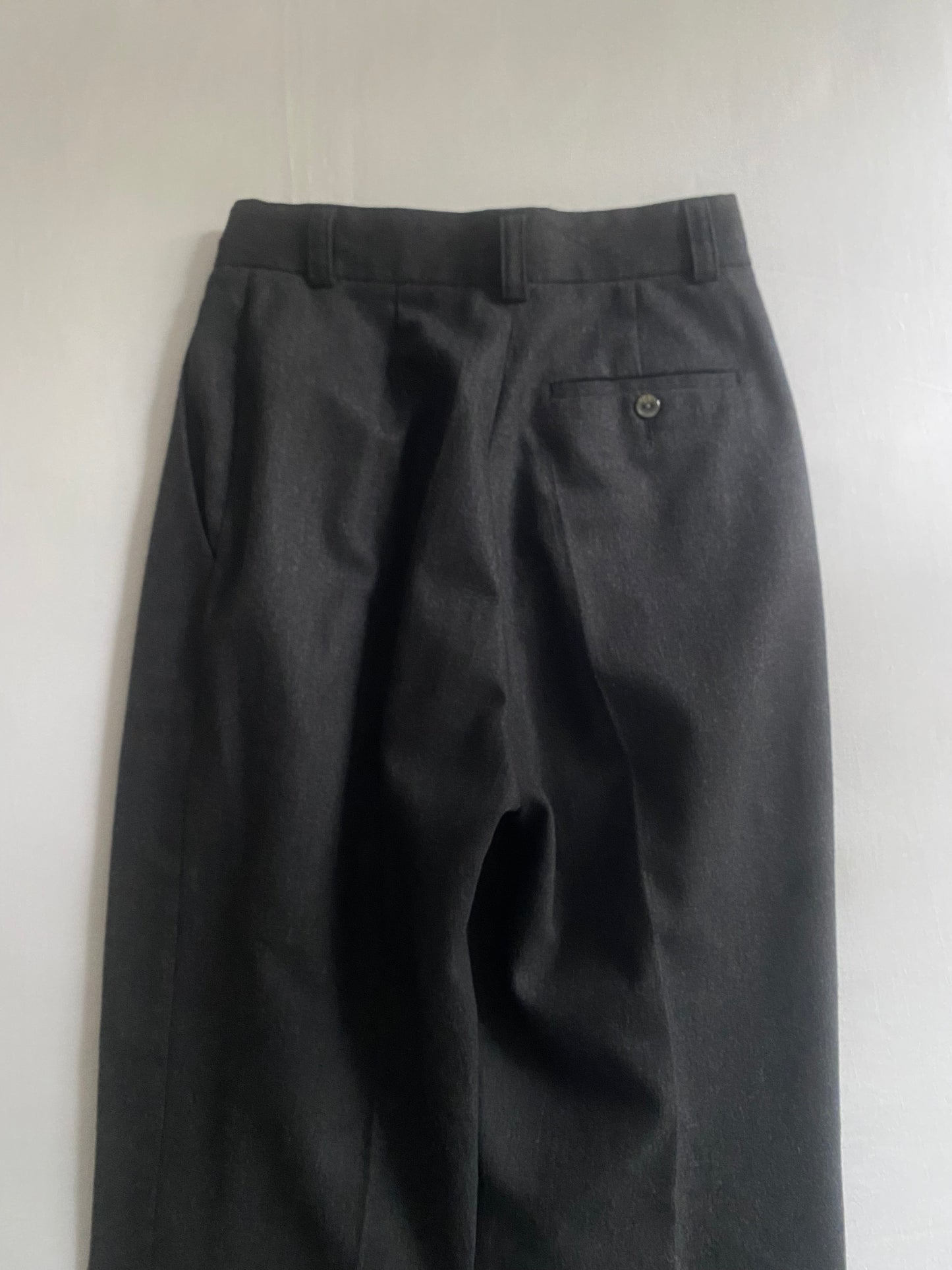 Pantaloni Vintage René Lezard – Lână & Cașmir – Gri – EU 38