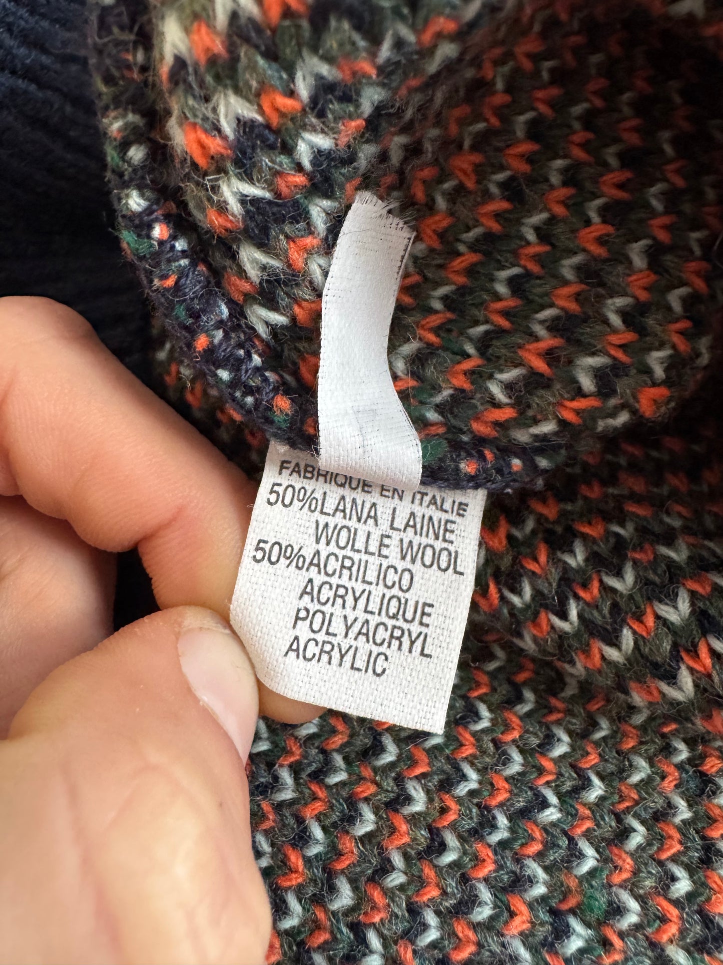 🧶 Pulover Vintage O’Neill cu Model Abstract – L