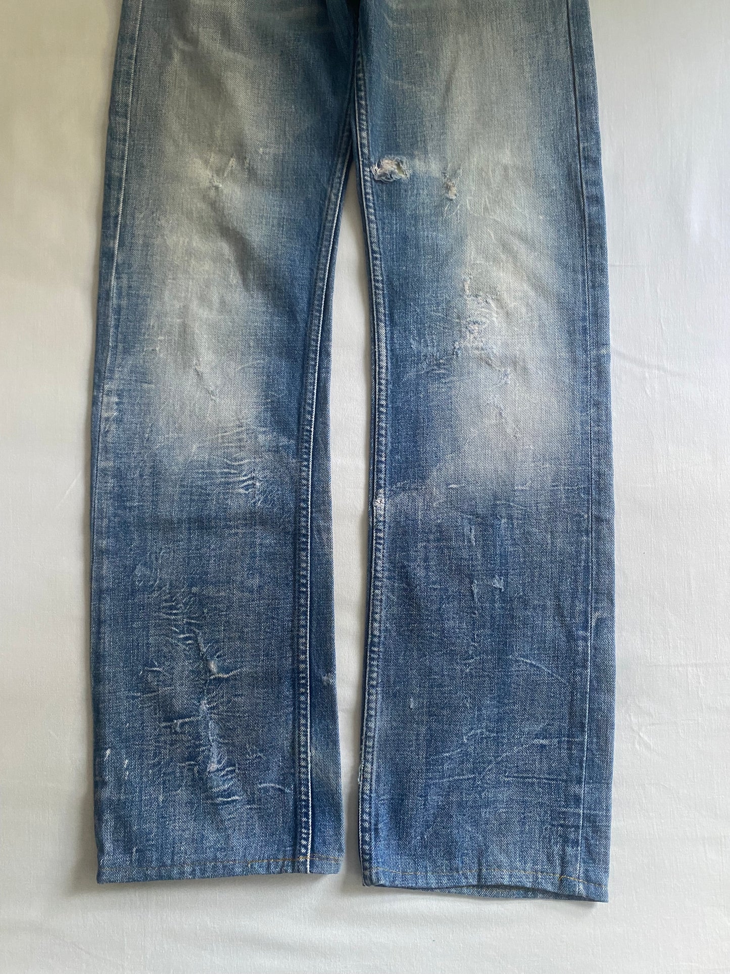 👖 Y2K Diesel Jeans cu broderie pe buzunarele din spate