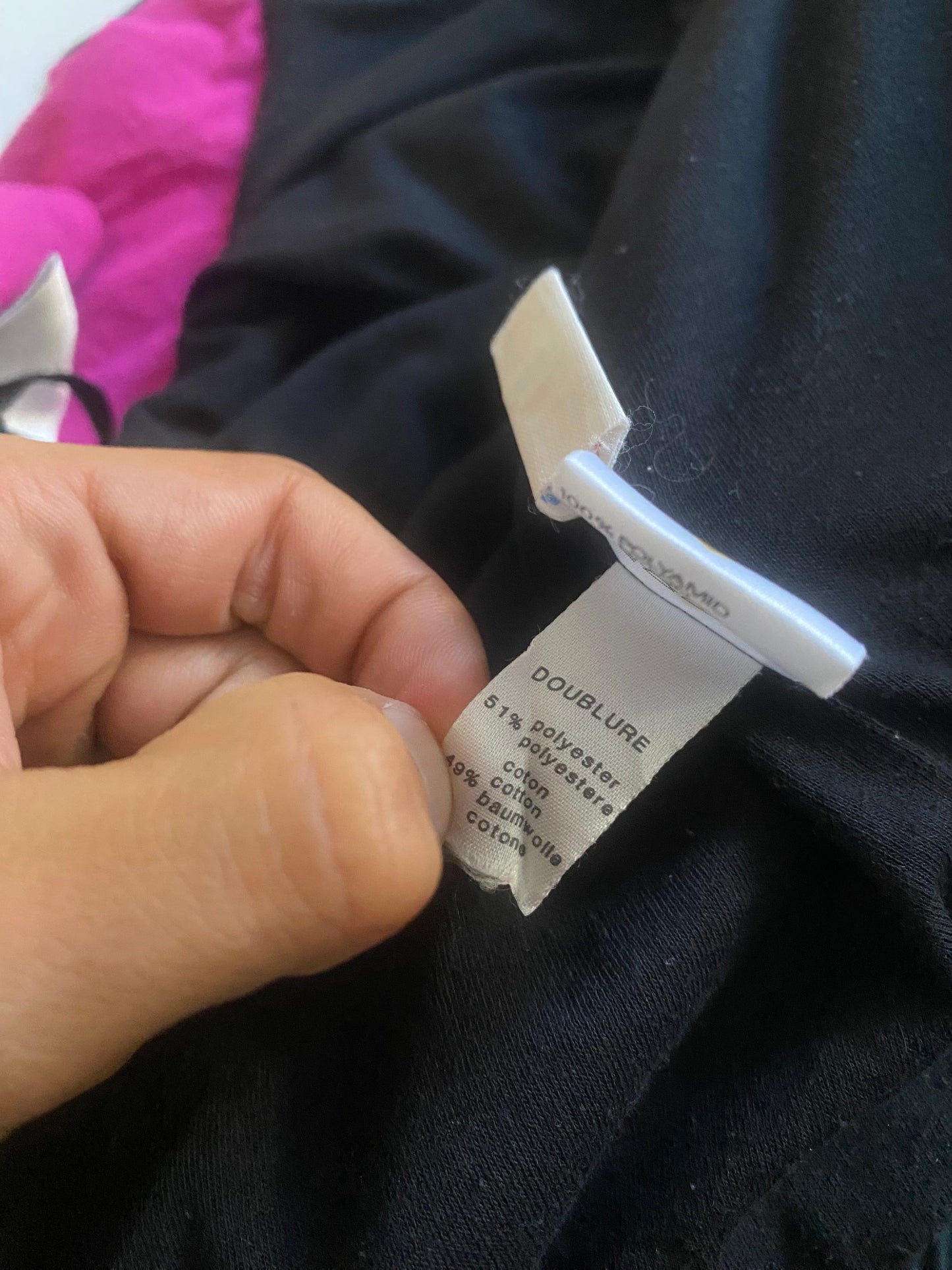 Geacă Windbreaker Vintage Adidas Anii ’80 – Negru/Alb/Roz – Mărime M/L (fit boxy M)