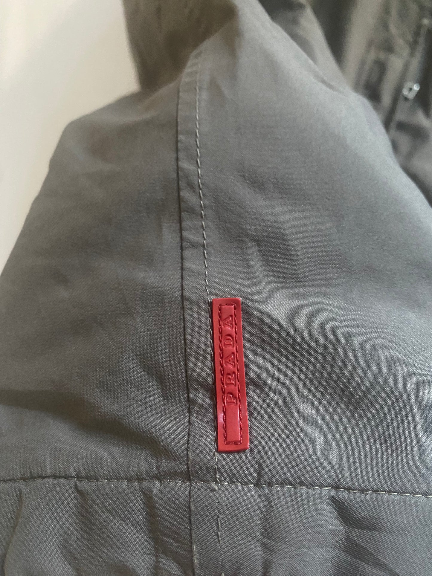 Vintage Prada Grey Parka