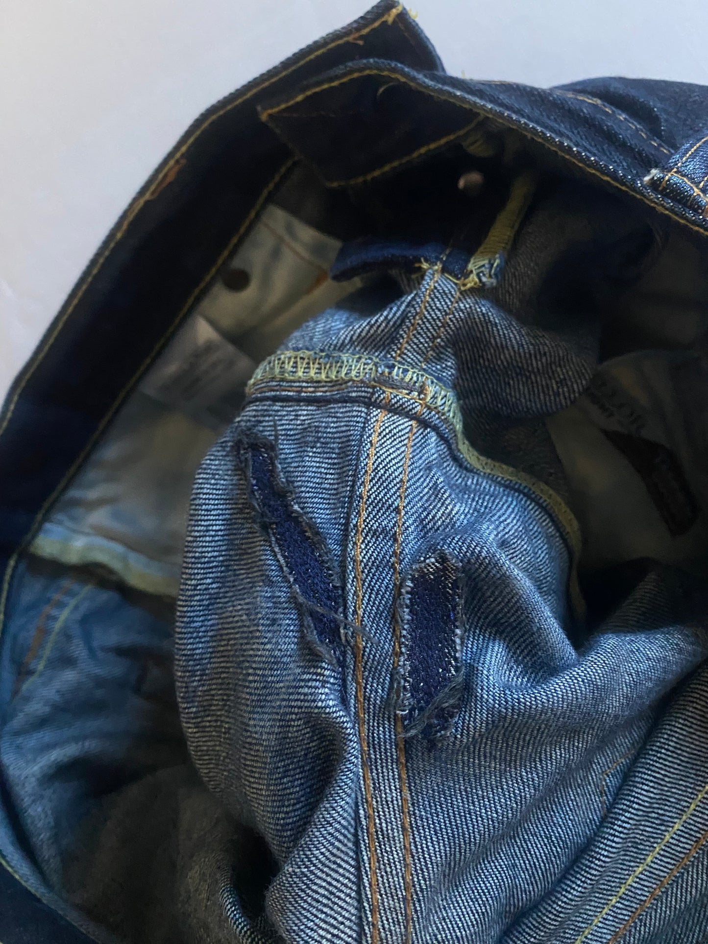 👖 Jeanși Tellason – Raw Selvedge Denim – Slim Straight – W34 – Made in USA