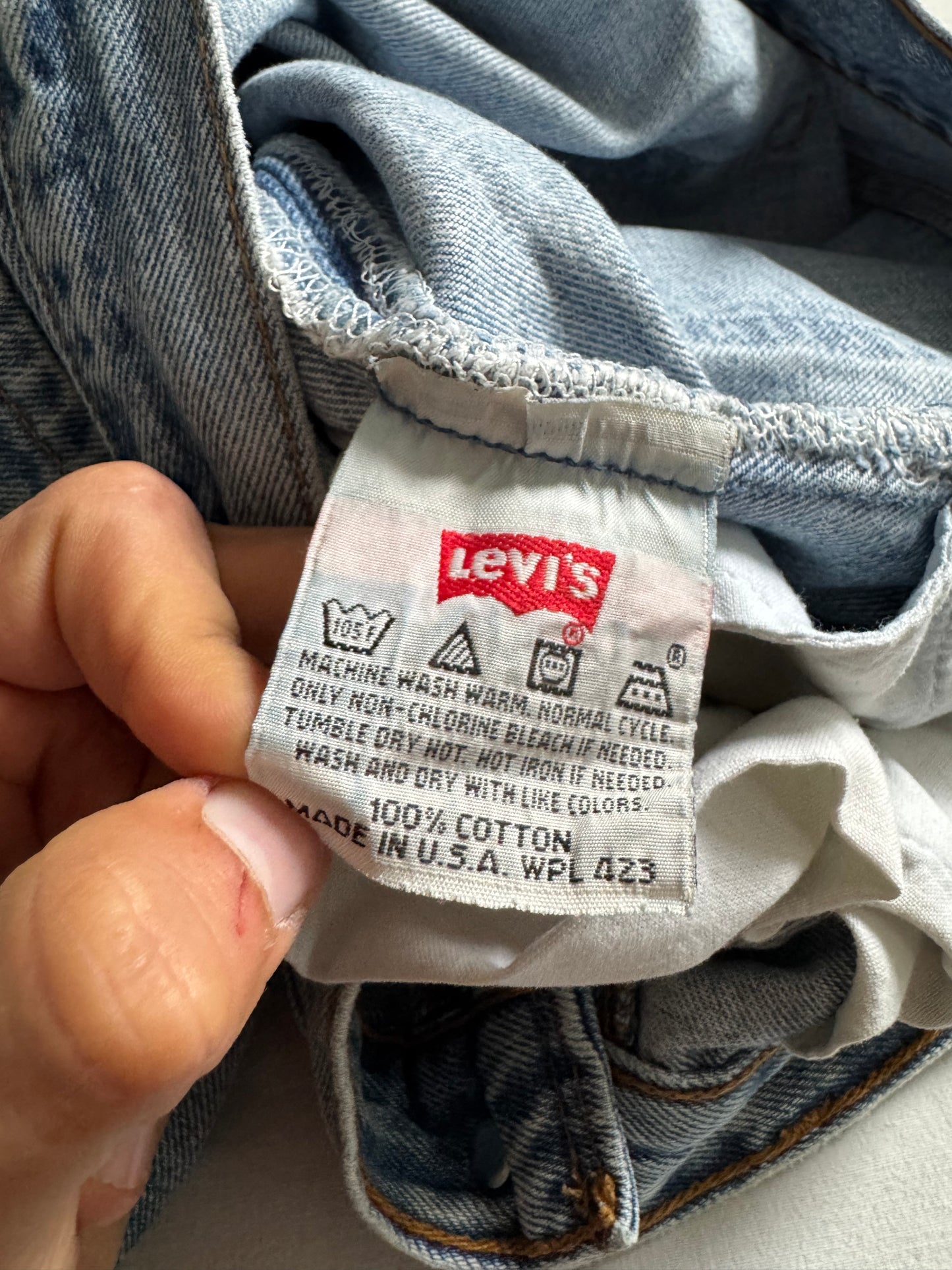 👖 Blugi Vintage Levi’s 501 – Made in USA – Mărime W34 x L32
