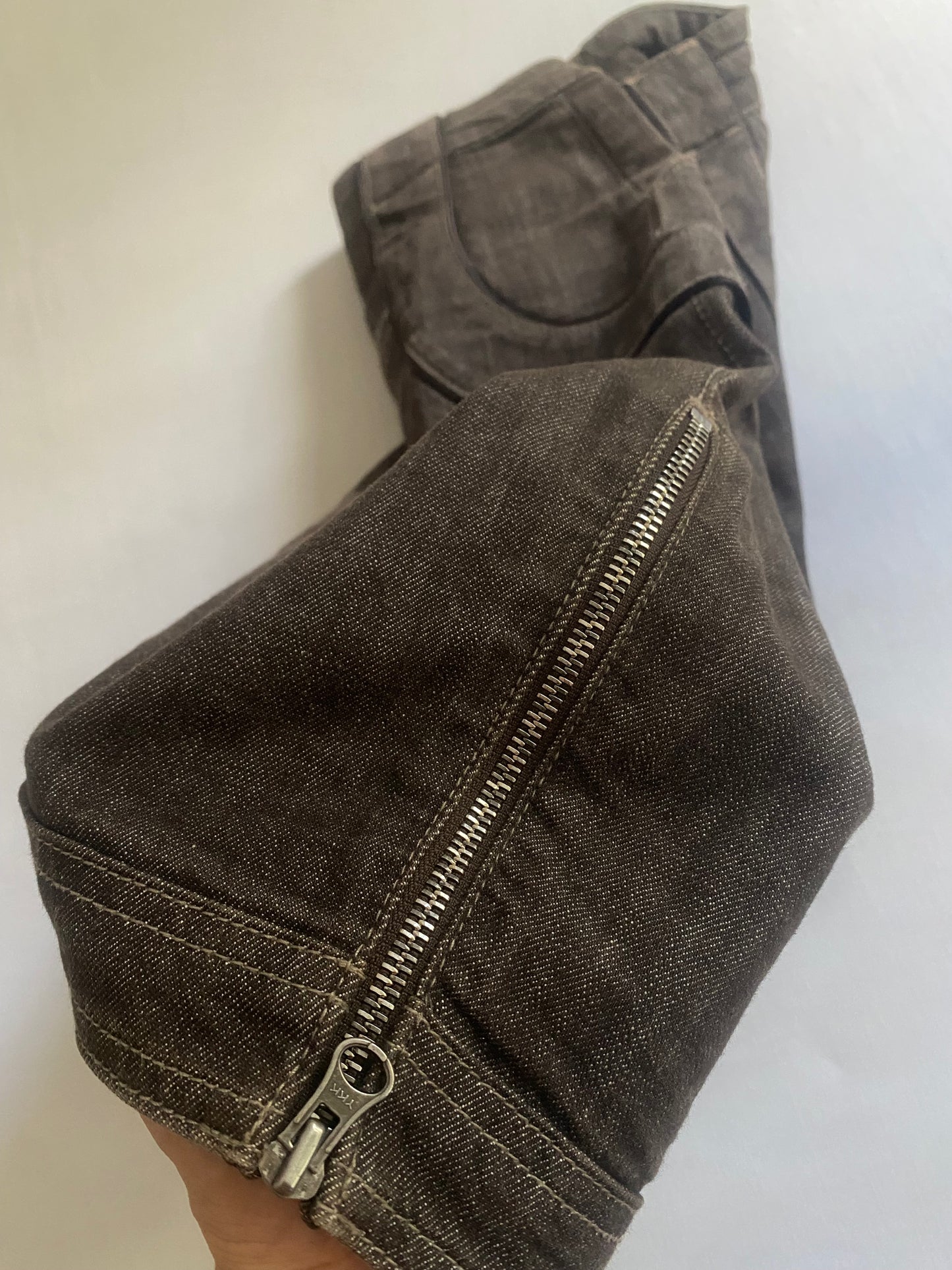 👗 Fustă Denim Maro Washed Stella McCartney x H&M – Mărimea S