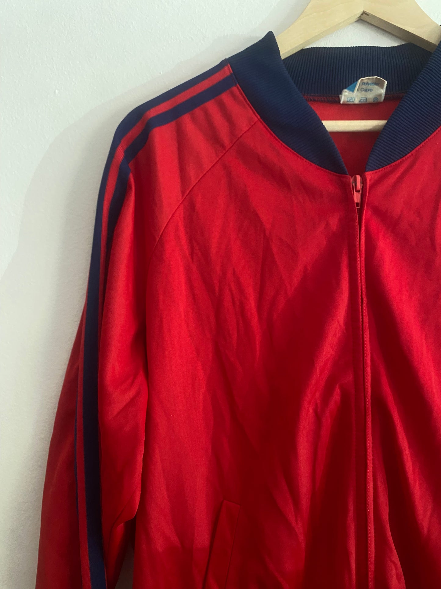 🔥 Vintage Adidas Red Trefoil Track Top – ATP Official Uniform