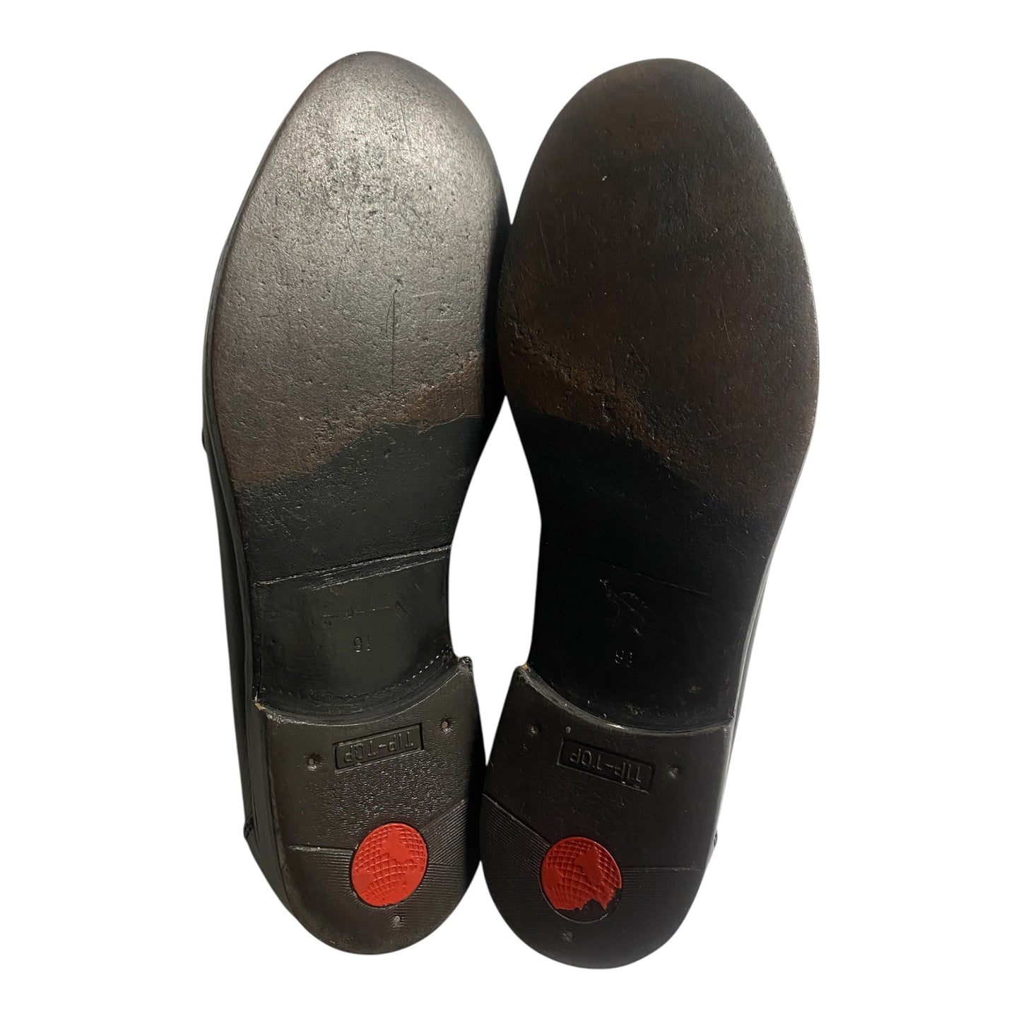 Pantofi Vintage Camel Boots – Loafers Piele Neagră – Mărime UK 9.5 / EU 44.5